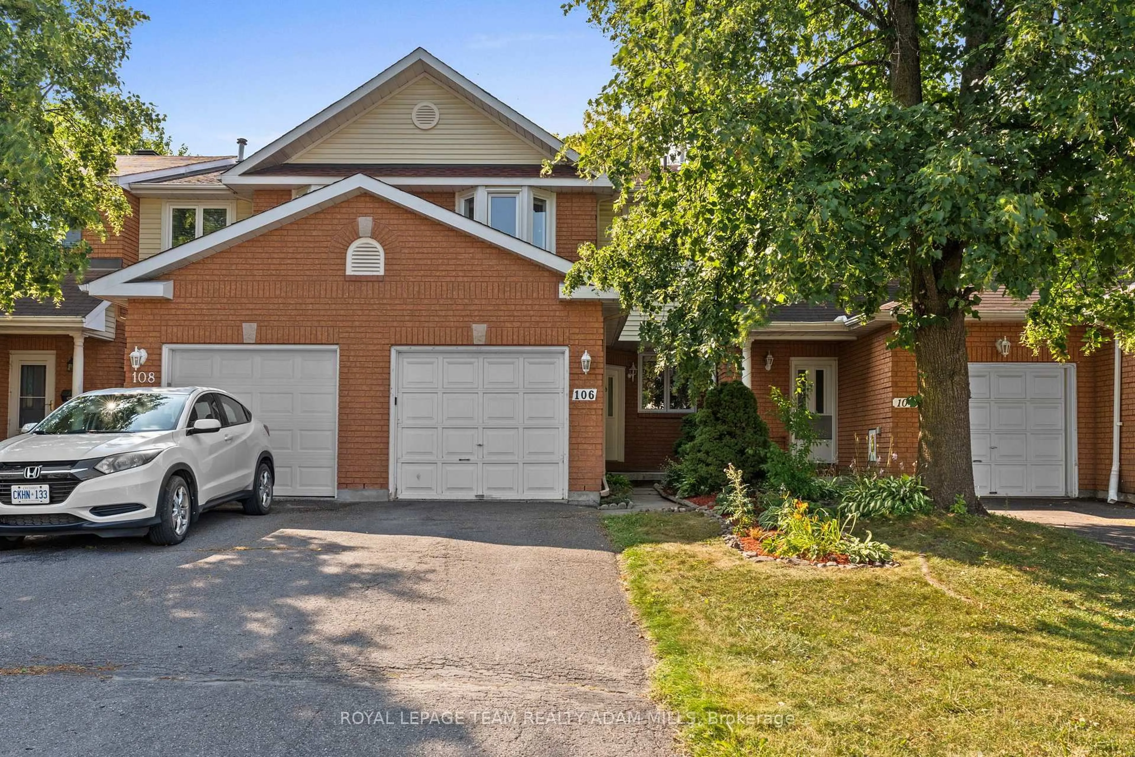 Home with brick exterior material, street for 106 Woodpark Way, Ottawa Ontario K2J 4C5