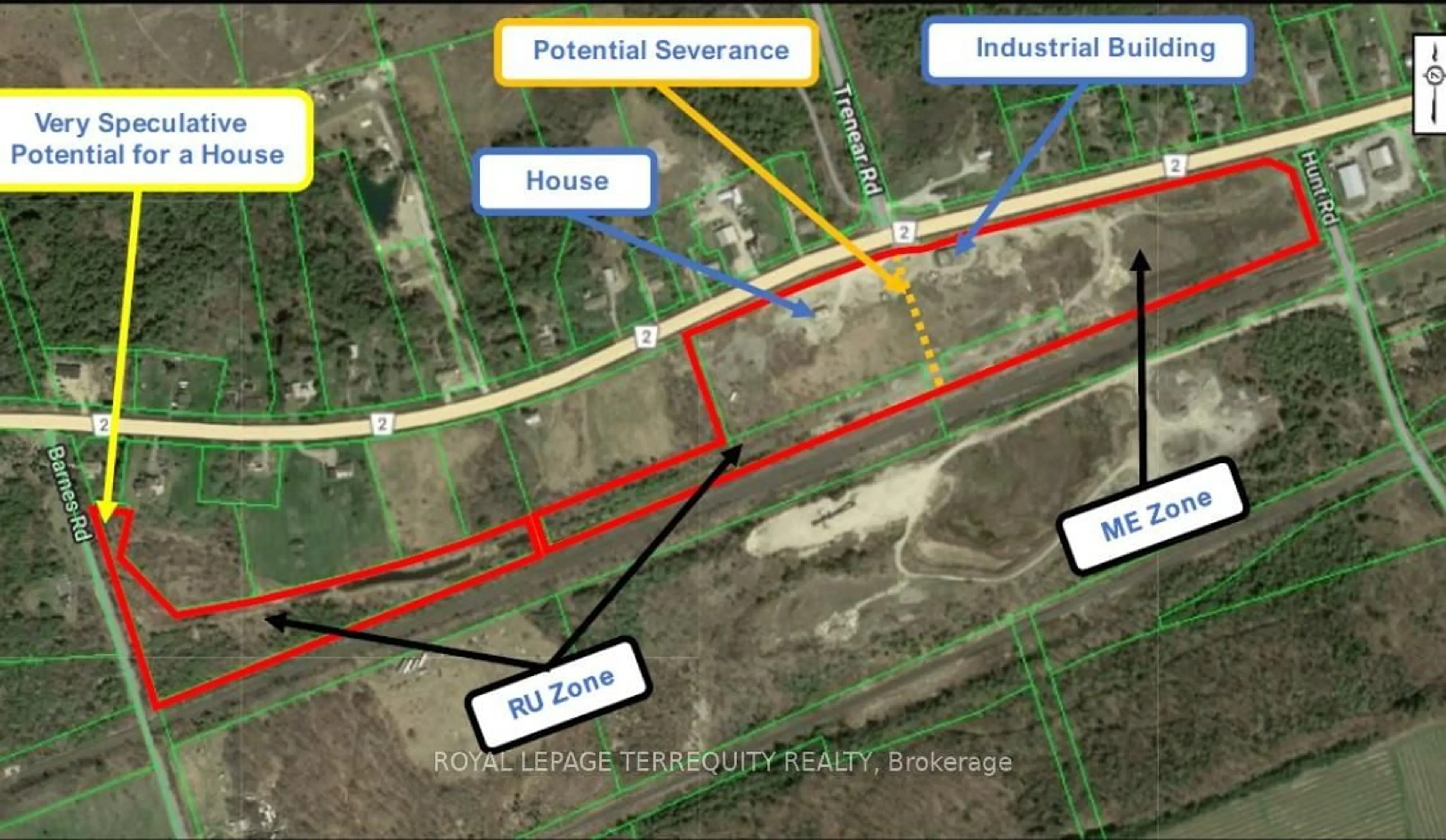 Picture of a map for 14407 County Road 2, Brighton Ontario K0K 1H0