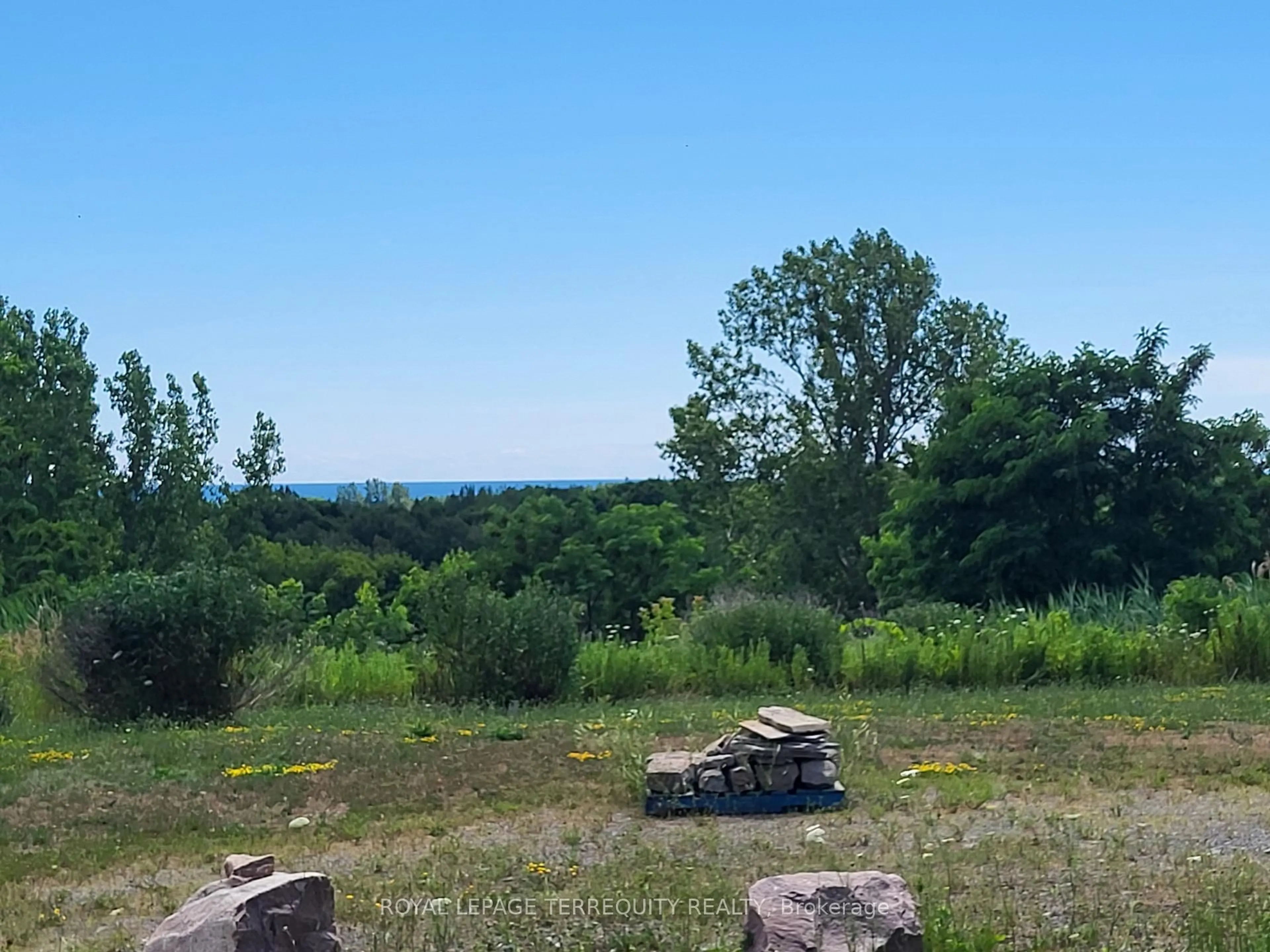 A pic from outside/outdoor area/front of a property/back of a property/a pic from drone, forest/trees view for 14407 County Road 2, Brighton Ontario K0K 1H0