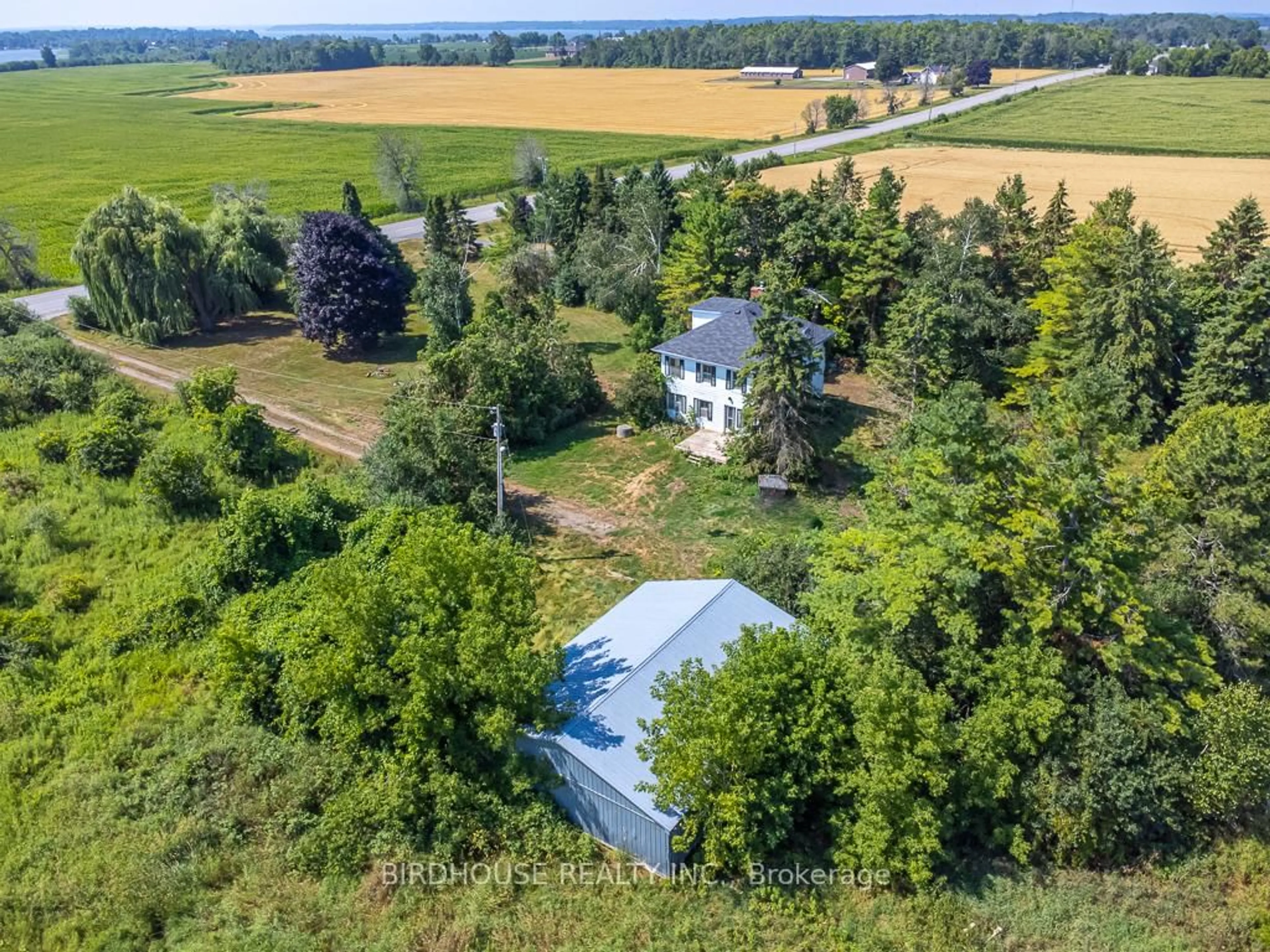 A pic from outside/outdoor area/front of a property/back of a property/a pic from drone, unknown for 151 Cottage Rd, Kawartha Lakes Ontario K0M 2C0
