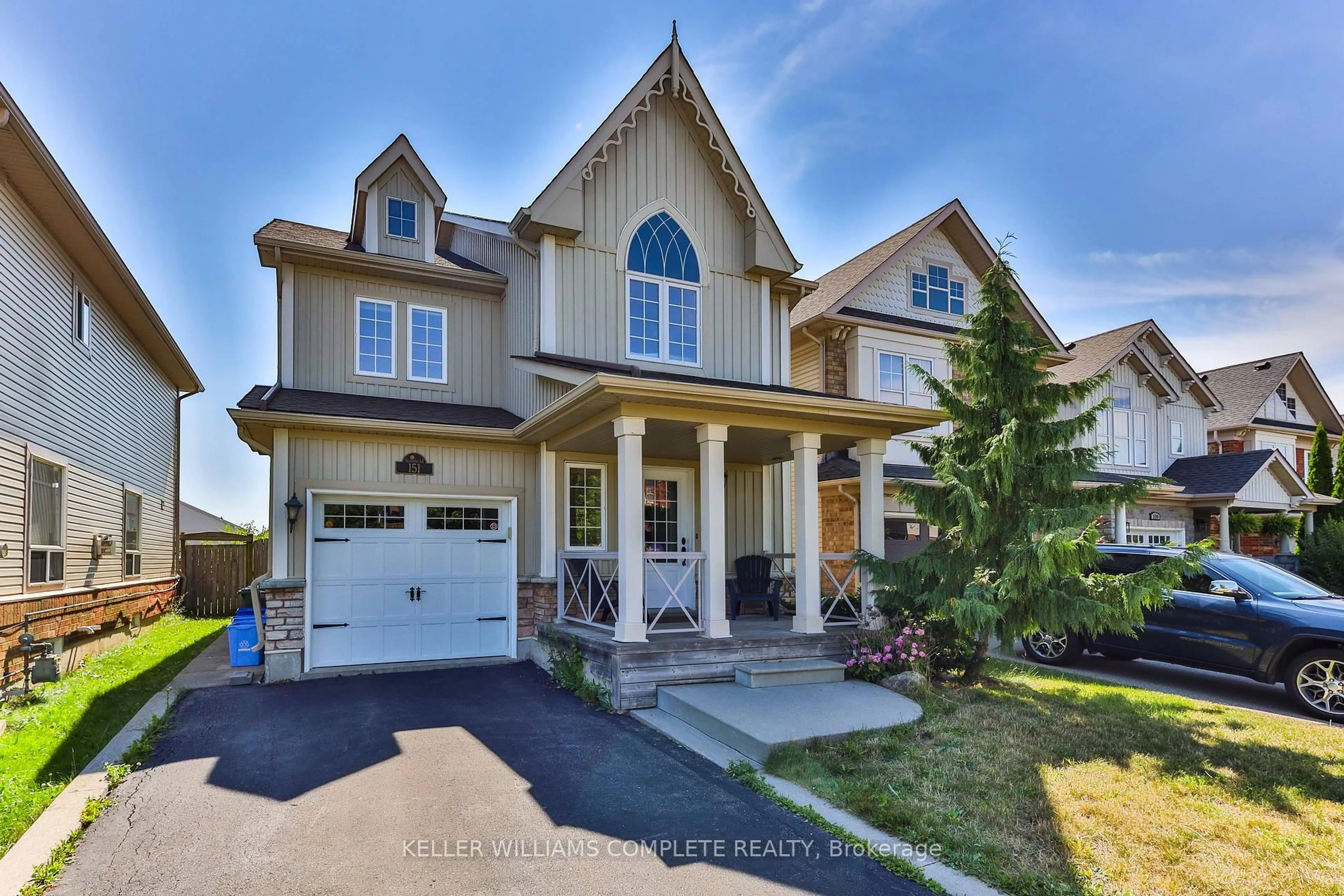 Home with vinyl exterior material, street for 151 SPRING CREEK Dr, Hamilton Ontario L8B 0X7