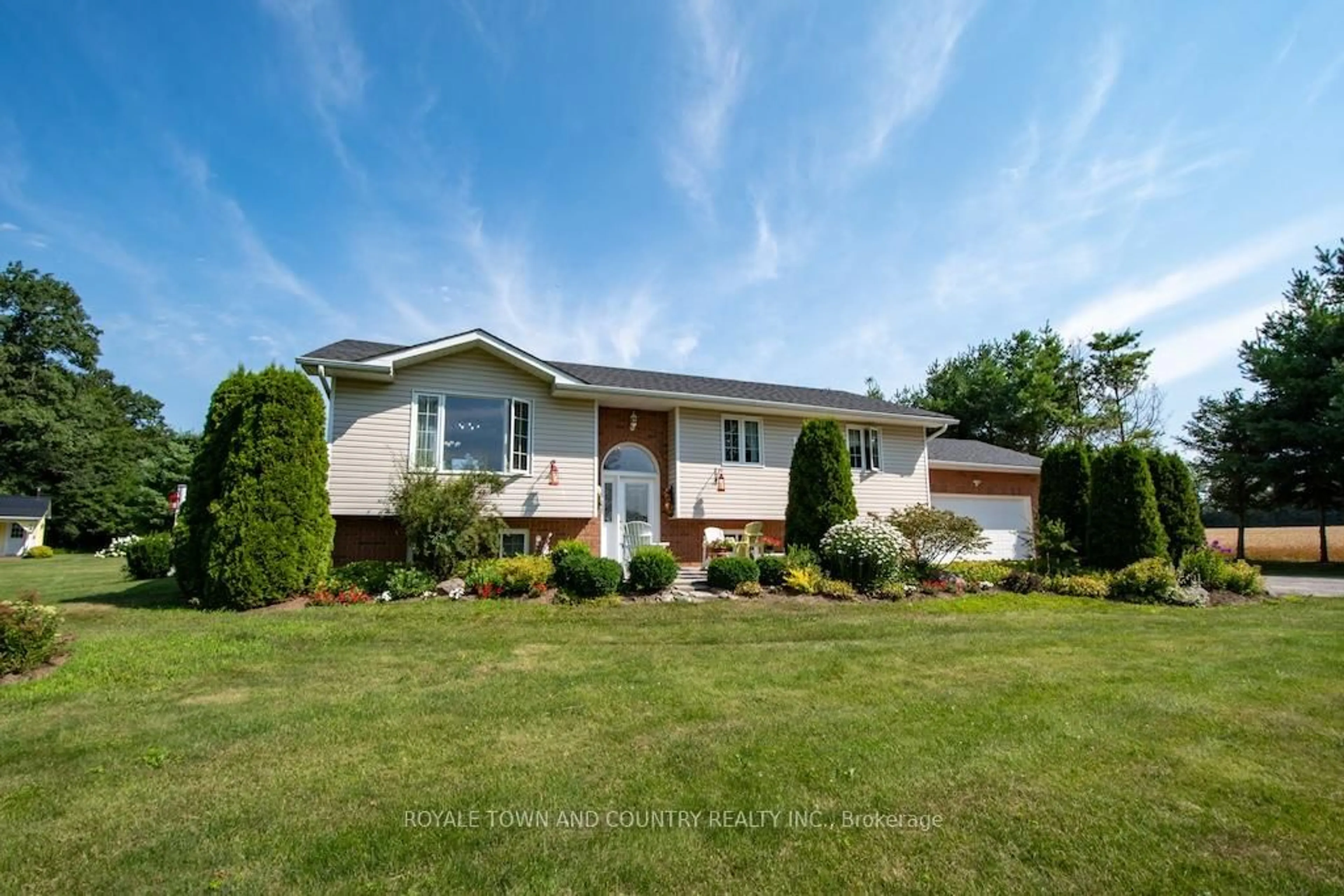 Home with vinyl exterior material, street for 1023 Telecom Rd, Kawartha Lakes Ontario L0A 1K0