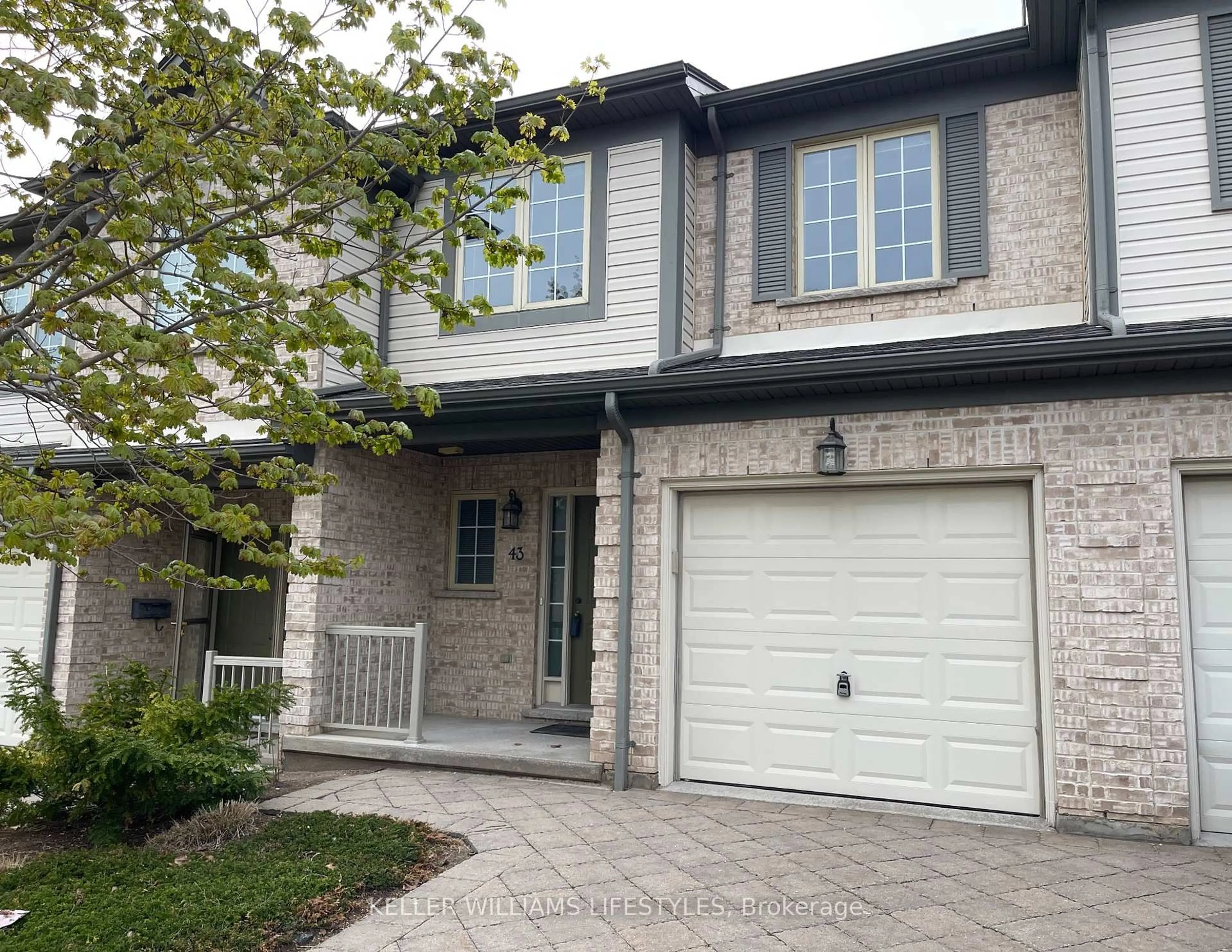 Home with brick exterior material, street for 505 Blue Jay Dr #43, London North Ontario N5X 4K7