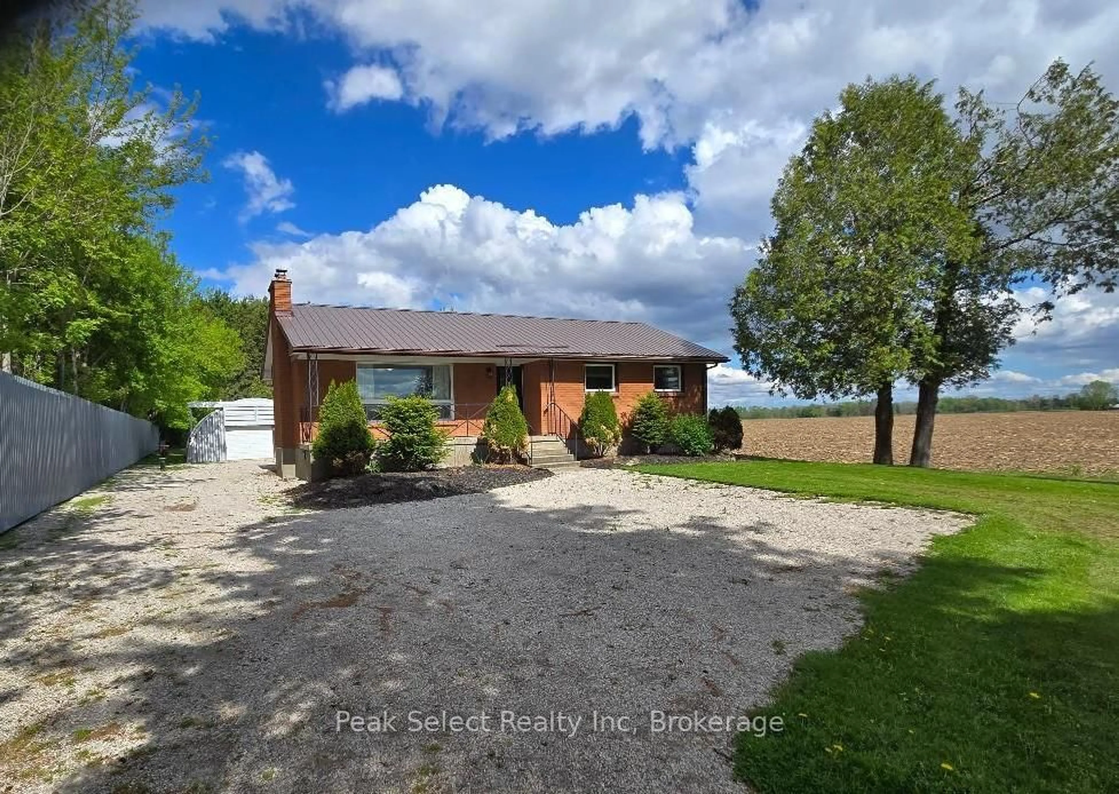 A pic from outside/outdoor area/front of a property/back of a property/a pic from drone, water/lake/river/ocean view for 20328 Fairview Rd, Thames Centre Ontario N0M 2P0