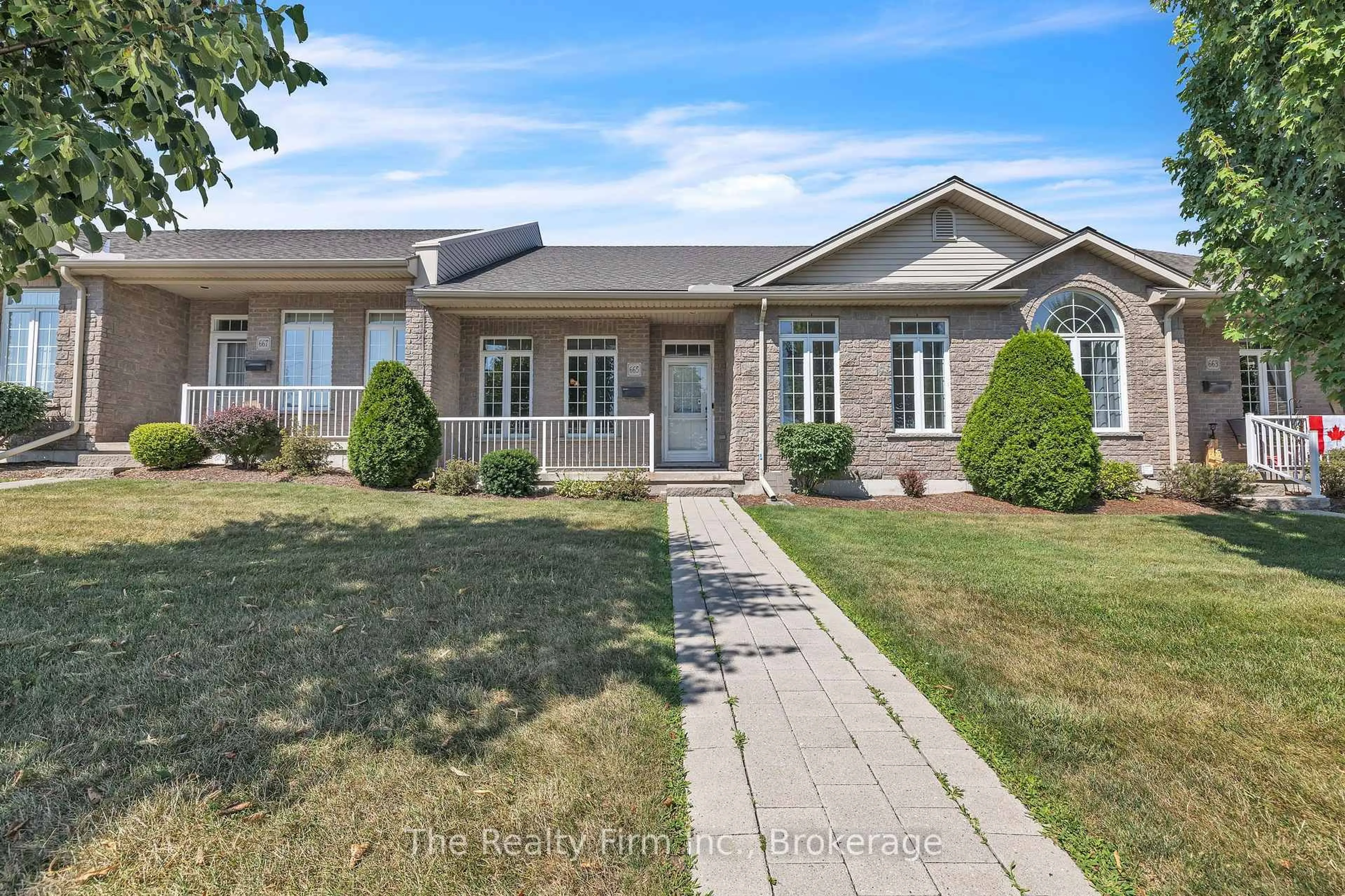 Home with brick exterior material, street for 665 Southwood Way #3, Woodstock Ontario N4S 9A6