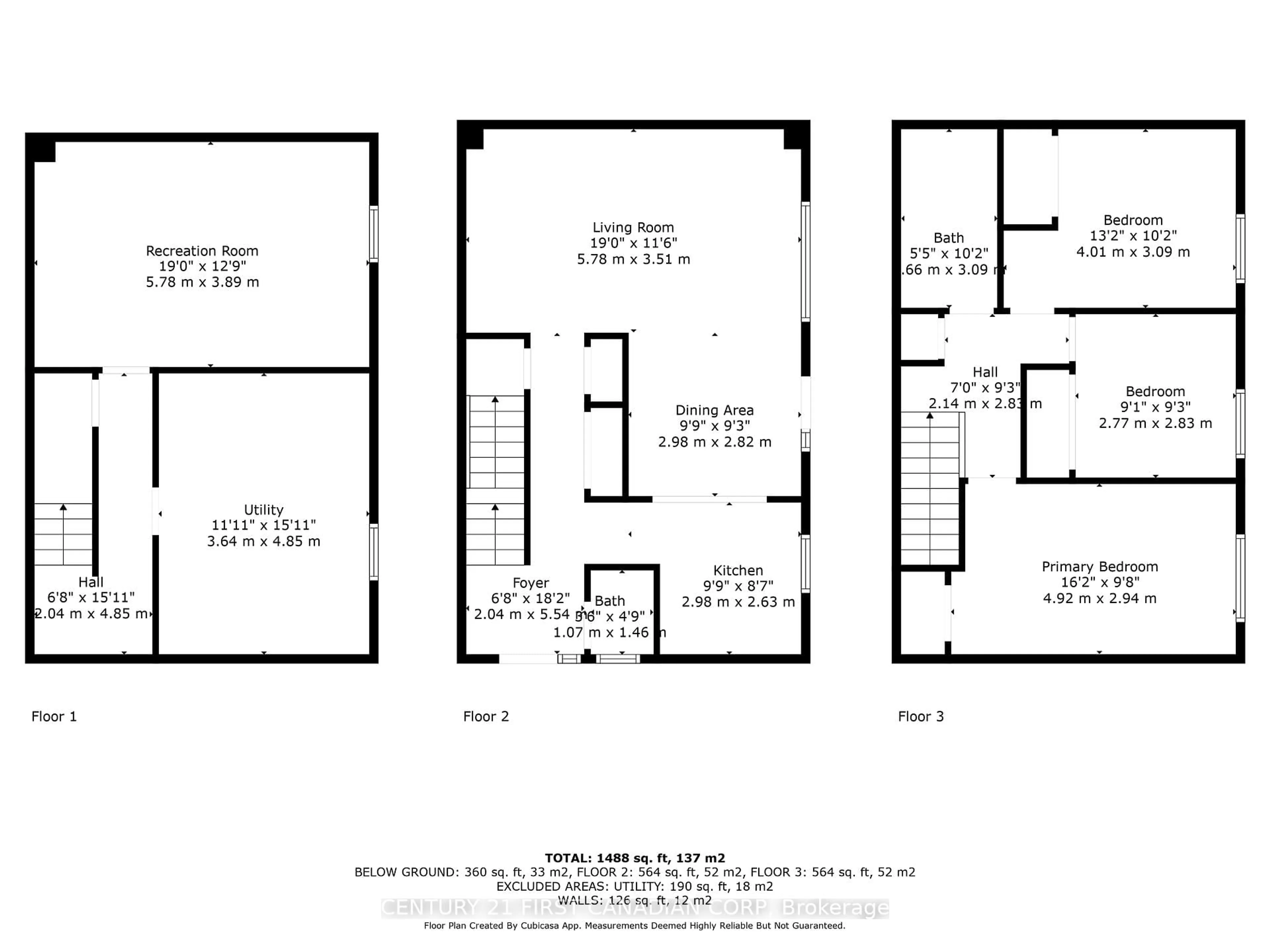 Floor plan for 360 Homestead Crt #8, London North Ontario N6G 2E9