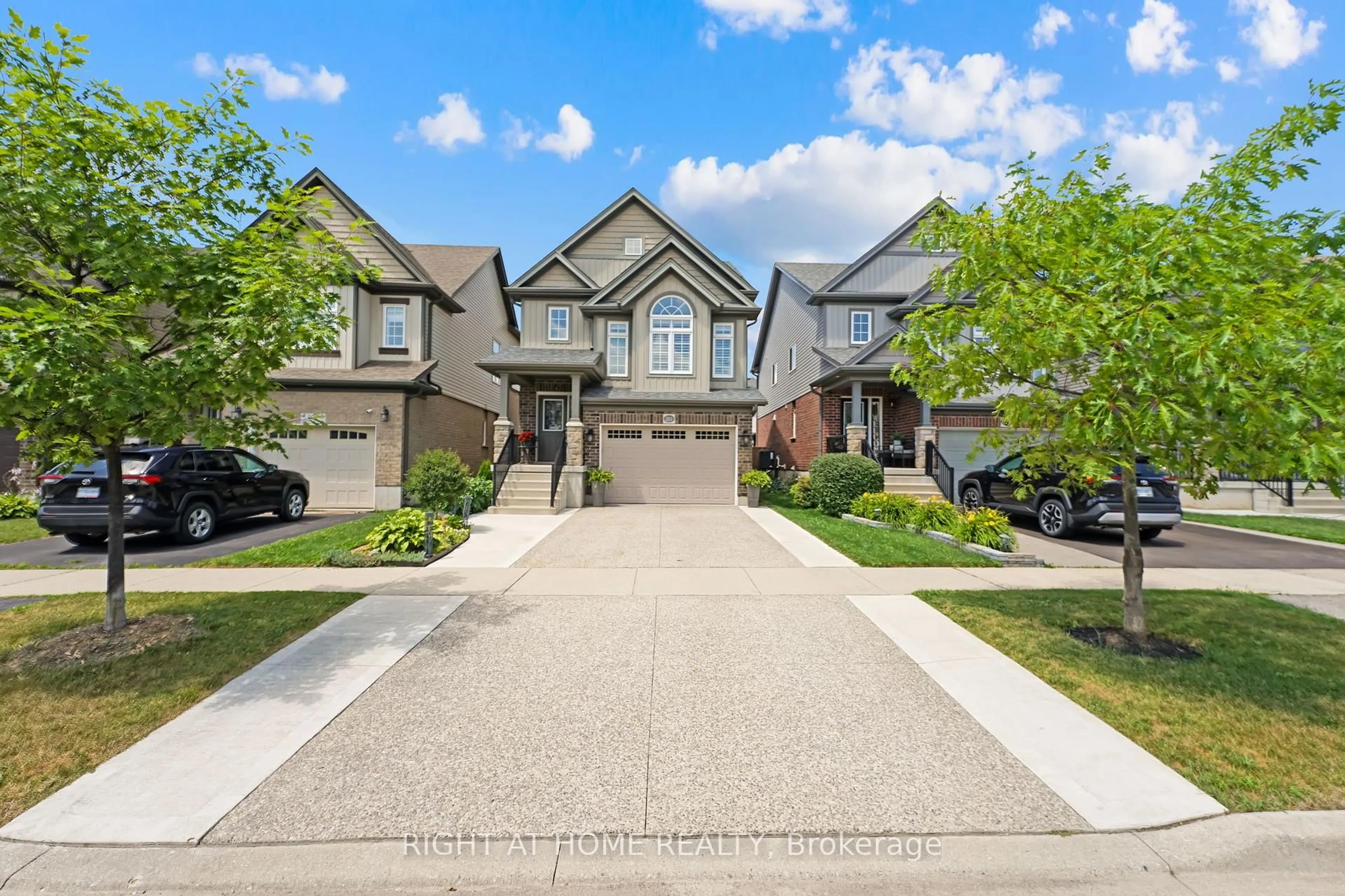 Home with brick exterior material, street for 211 Hardcastle Dr, Cambridge Ontario N1S 0A8