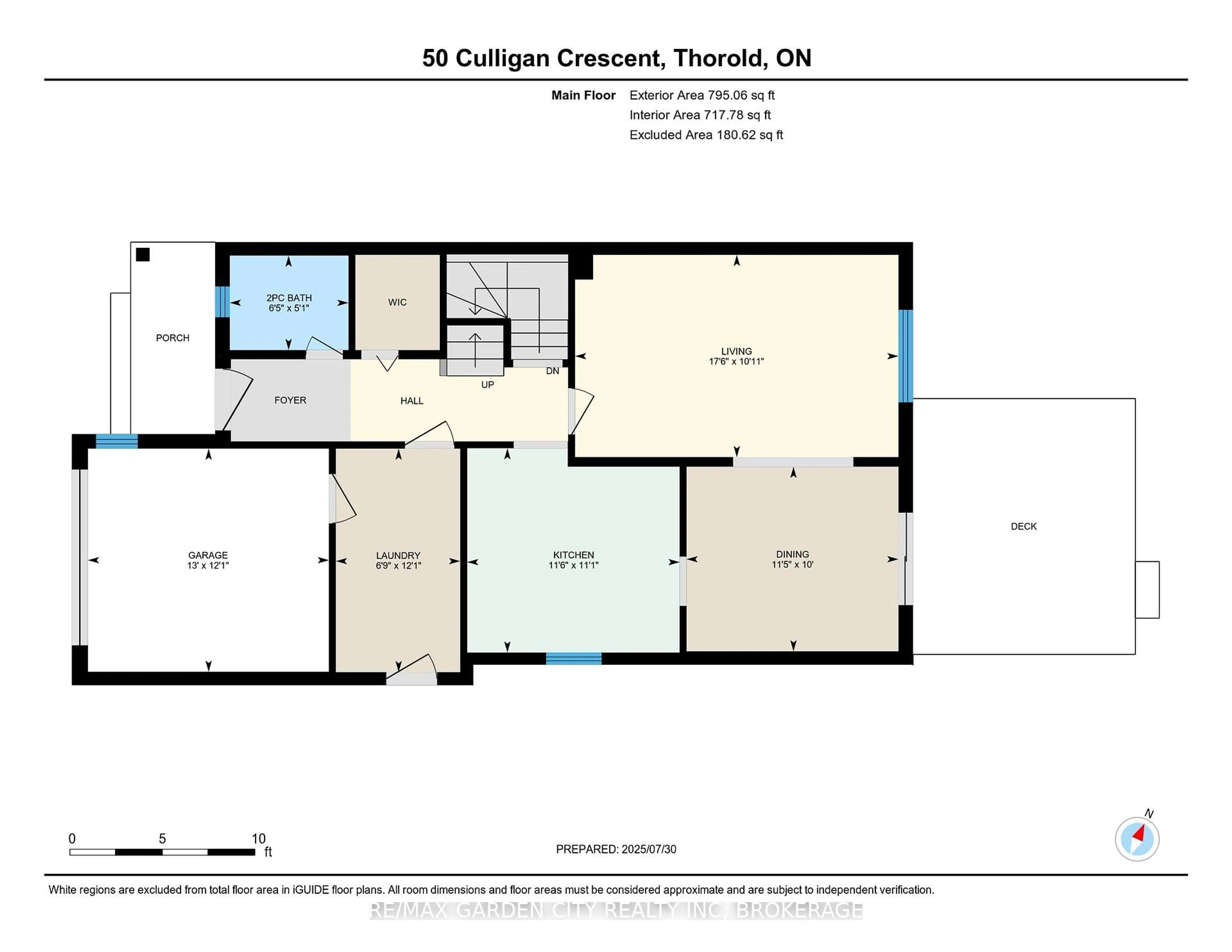 Floor plan for 50 CULLIGAN Cres, Thorold Ontario L2V 4P1
