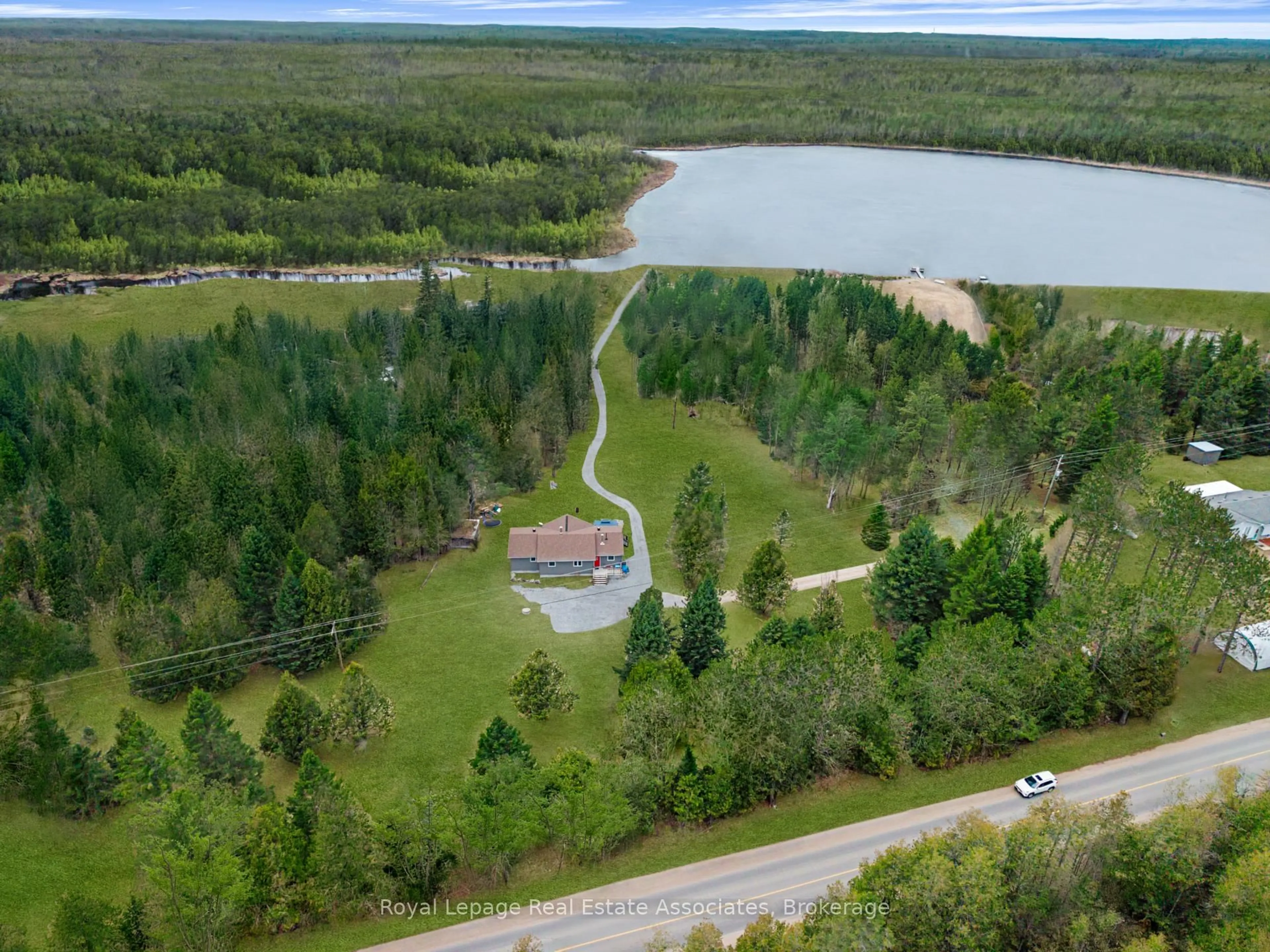 A pic from outside/outdoor area/front of a property/back of a property/a pic from drone, water/lake/river/ocean view for 1713 Weslemkoon Lake Rd, Hastings Ontario K0L 1W0