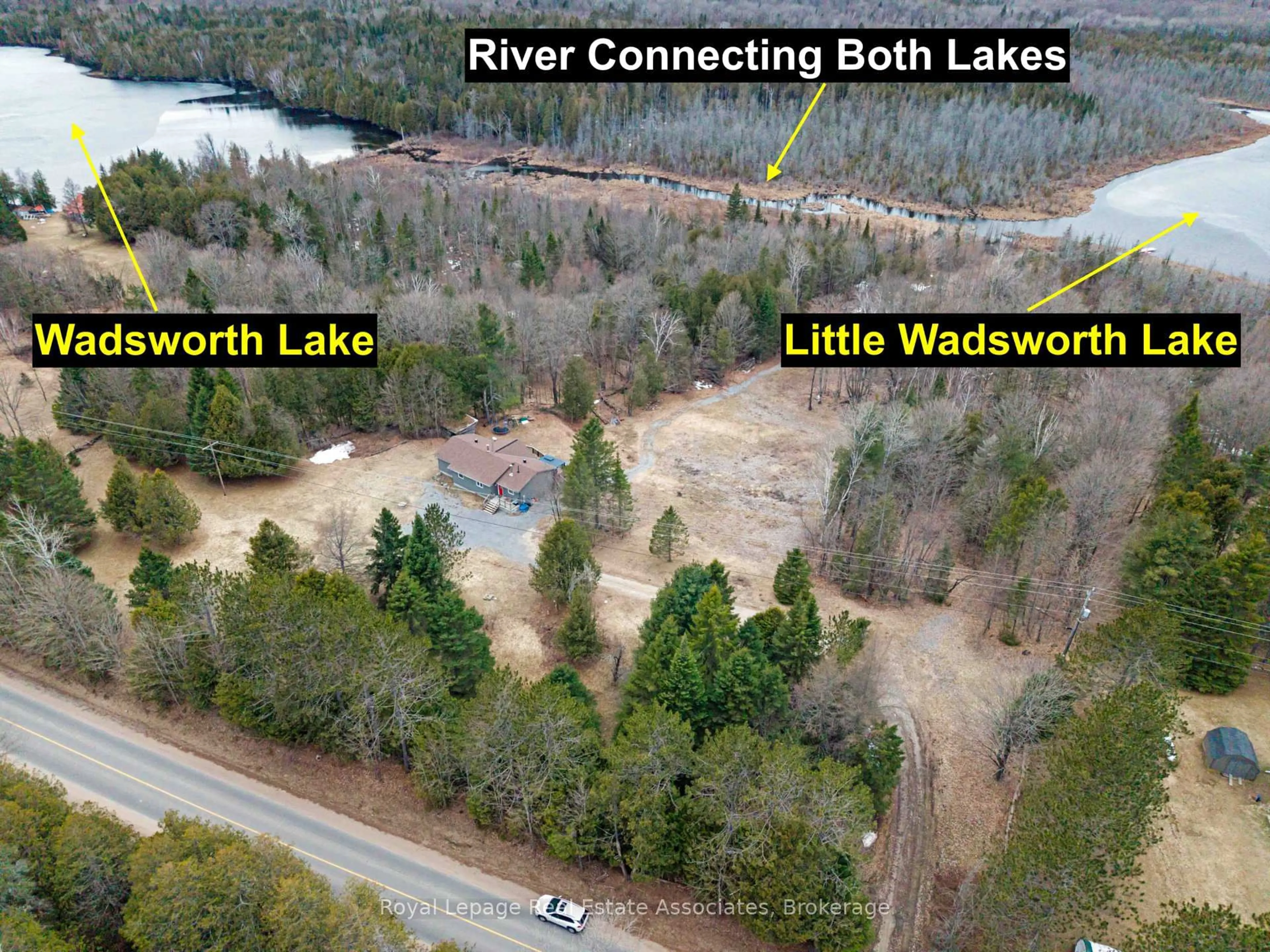 A pic from outside/outdoor area/front of a property/back of a property/a pic from drone, water/lake/river/ocean view for 1713 Weslemkoon Lake Rd, Hastings Ontario K0L 1W0