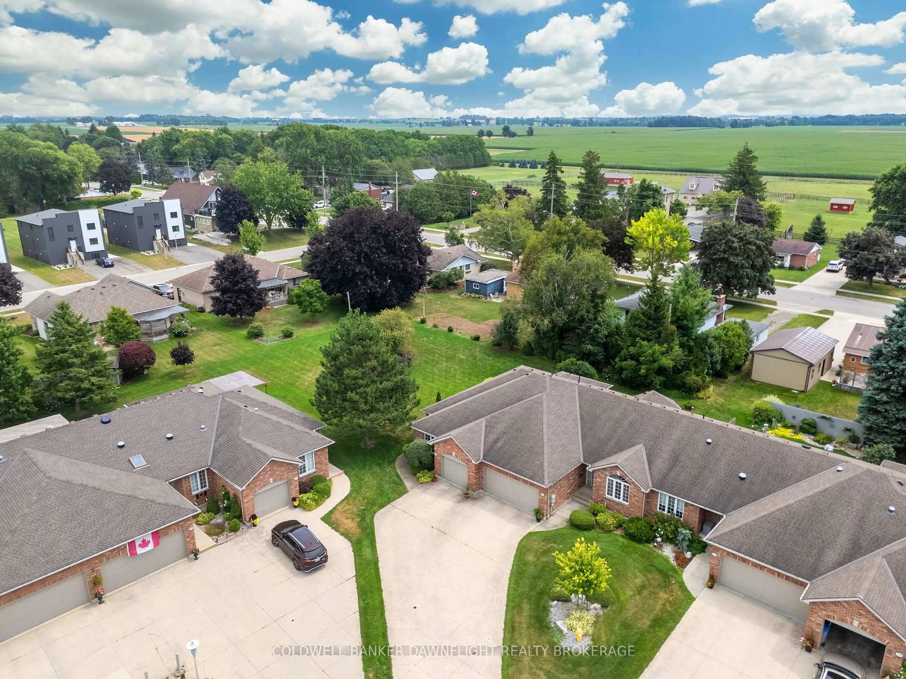 A pic from outside/outdoor area/front of a property/back of a property/a pic from drone, unknown for 25 Shadow Lane, South Huron Ontario N0M 1S1