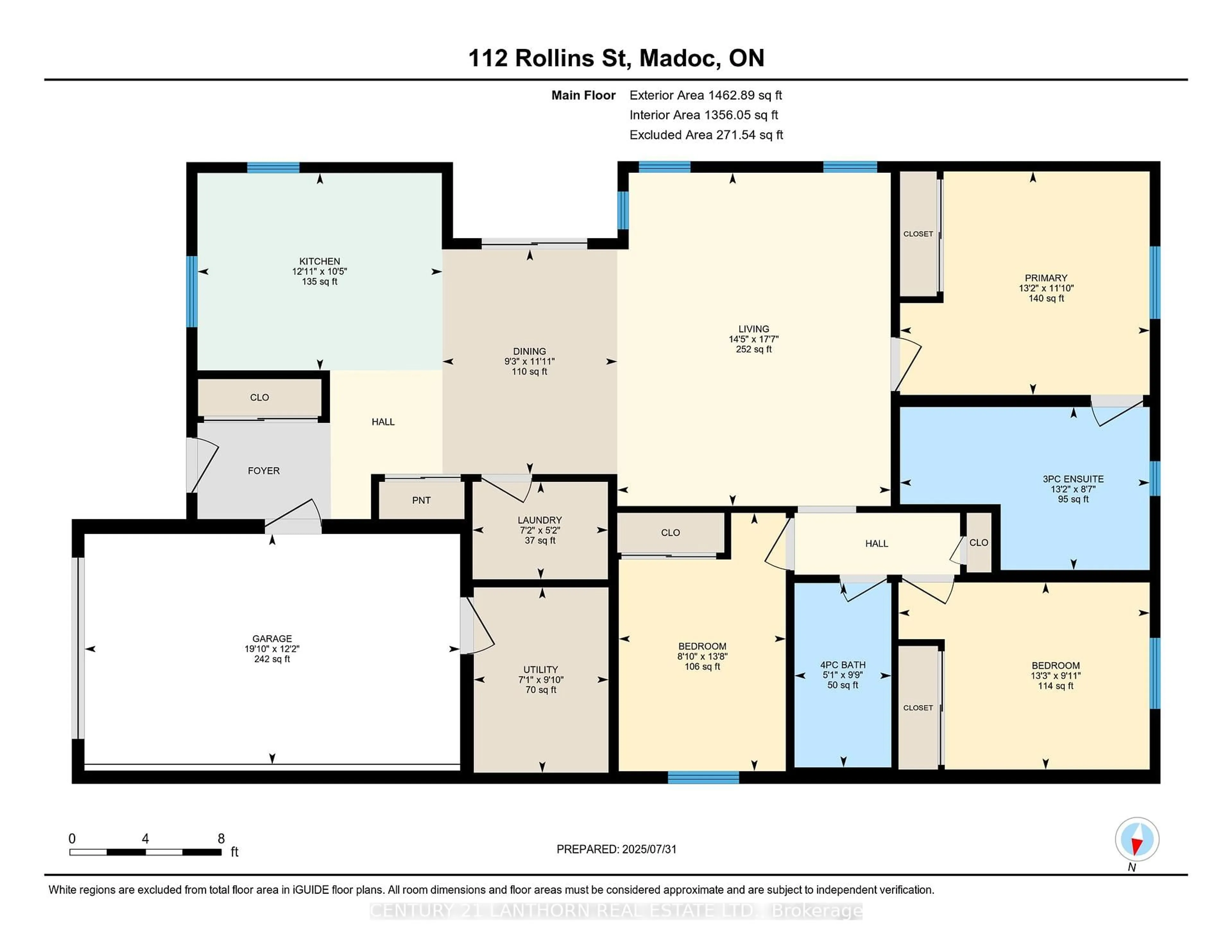 Floor plan for 112 Rollins St, Madoc Ontario K0K 2K0