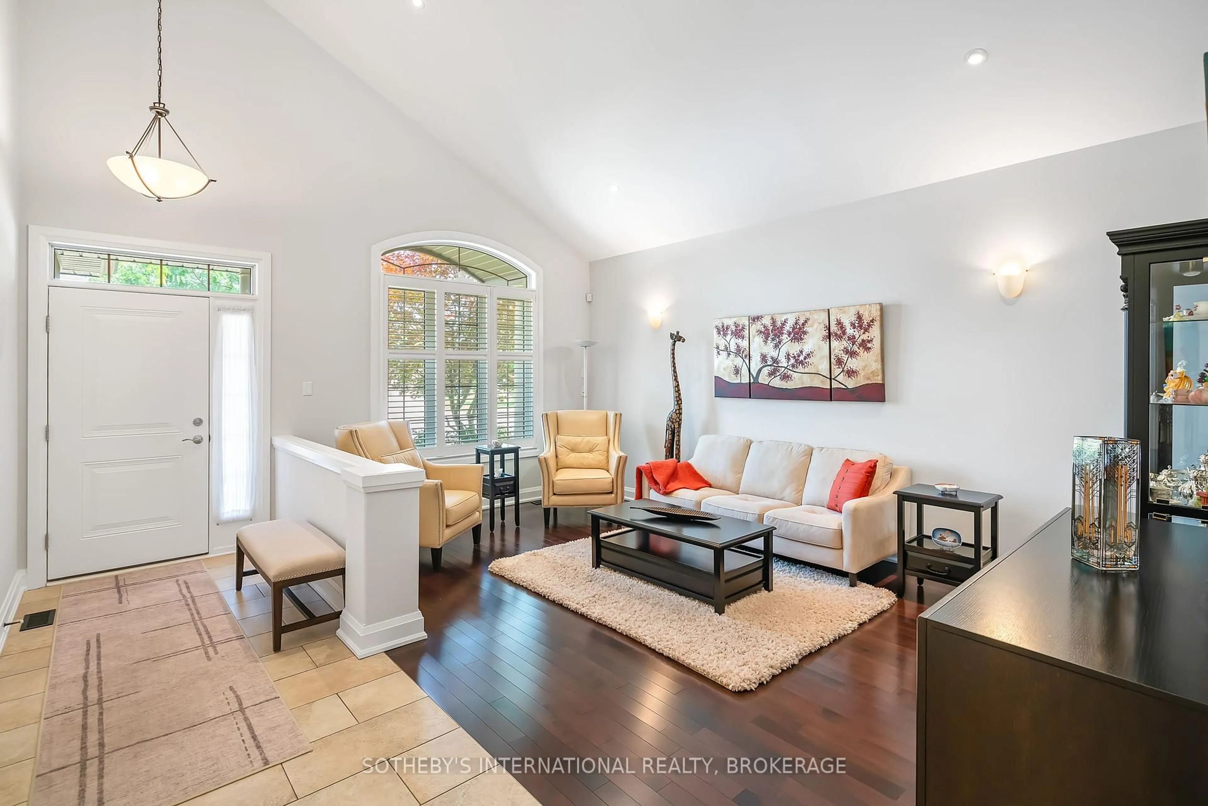 Living room with furniture, ceramic/tile floor for 8548 Forestview Blvd, Niagara Falls Ontario L2H 0B2