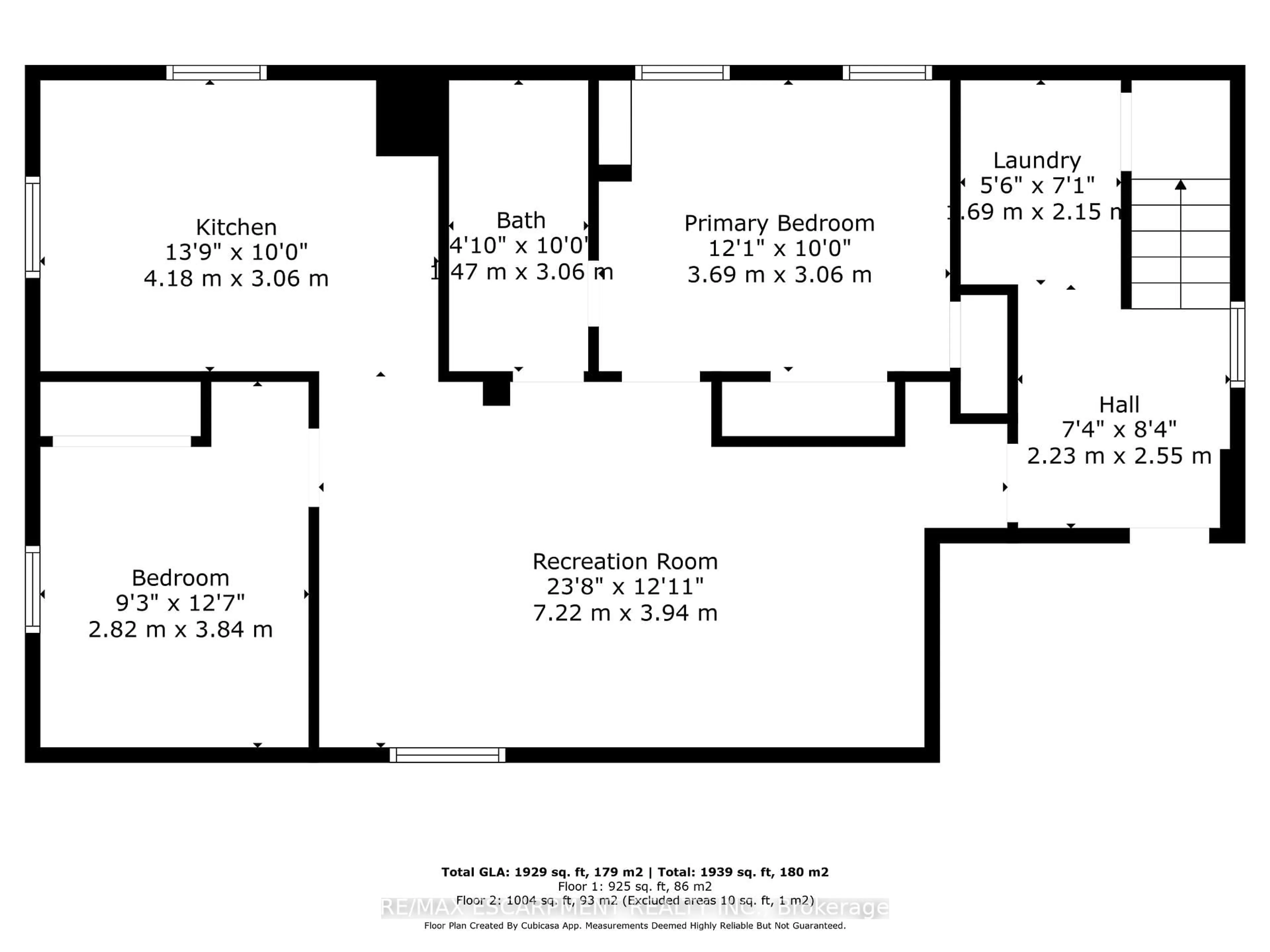 Floor plan for 167 Miles Rd, Hamilton Ontario L8W 1E2