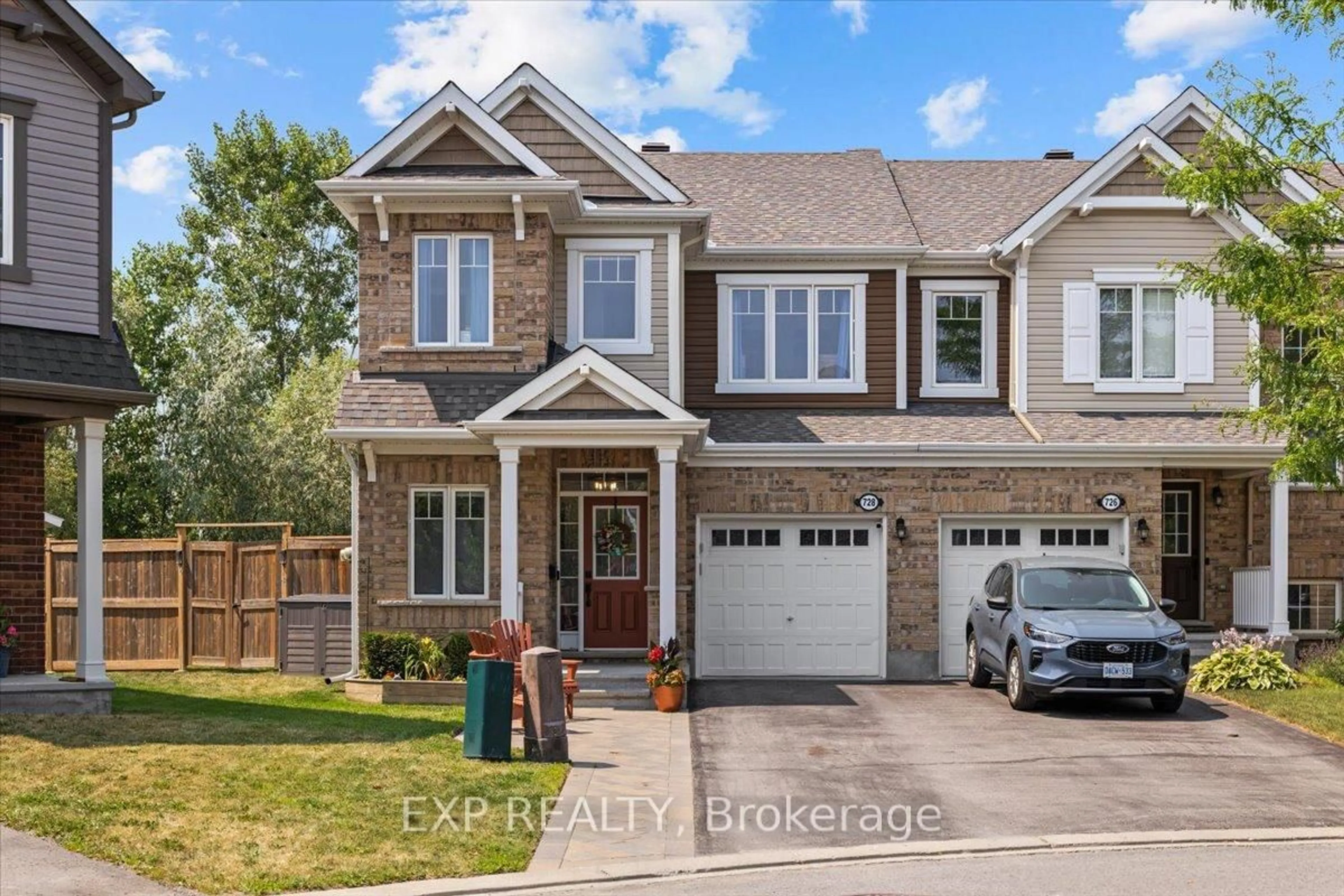 Home with brick exterior material, street for 728 Mayfly Cres, Ottawa Ontario K2J 6C9