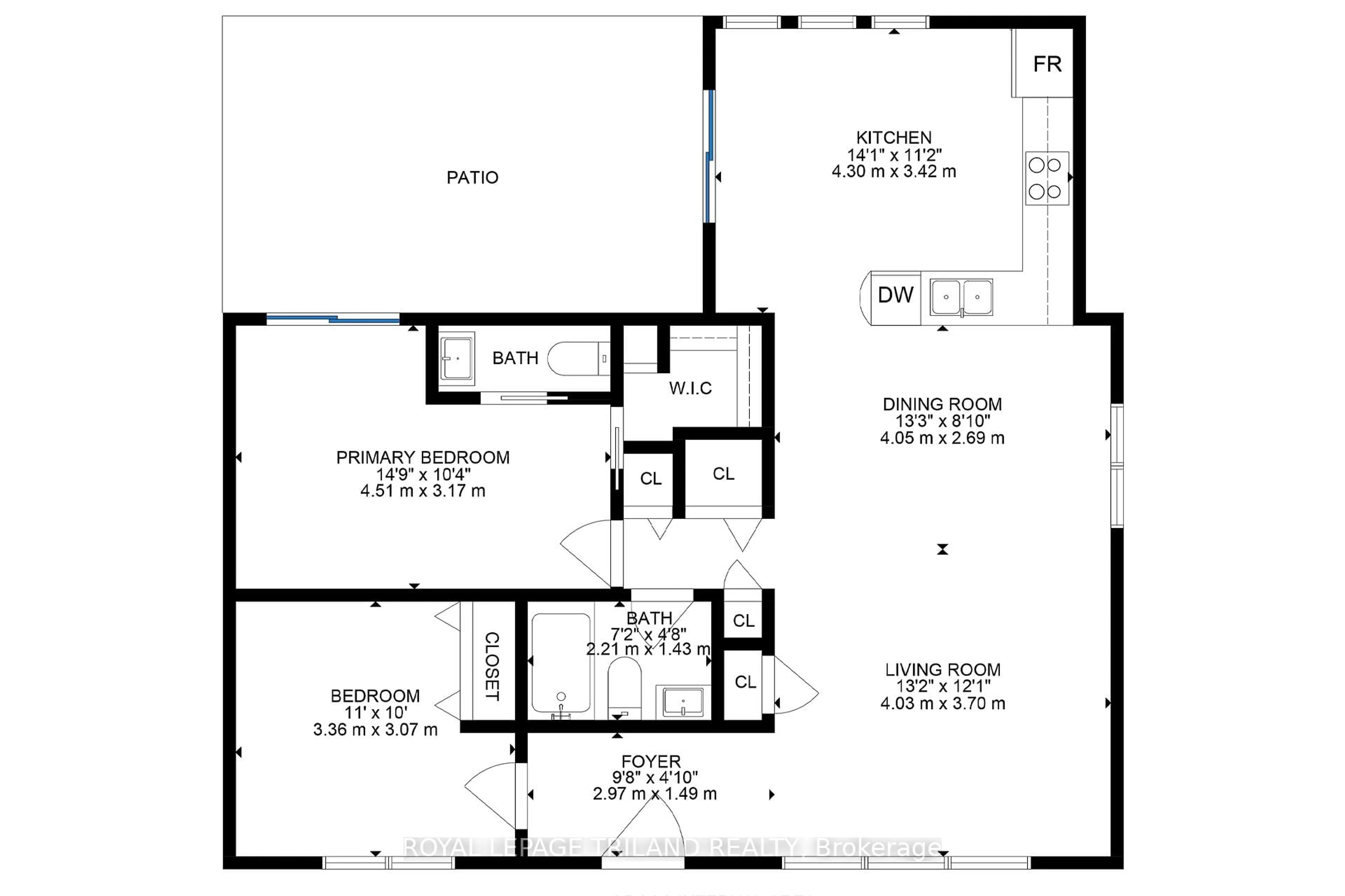 Floor plan for 152 Pebble Beach Pkwy, South Huron Ontario N0M 1T0