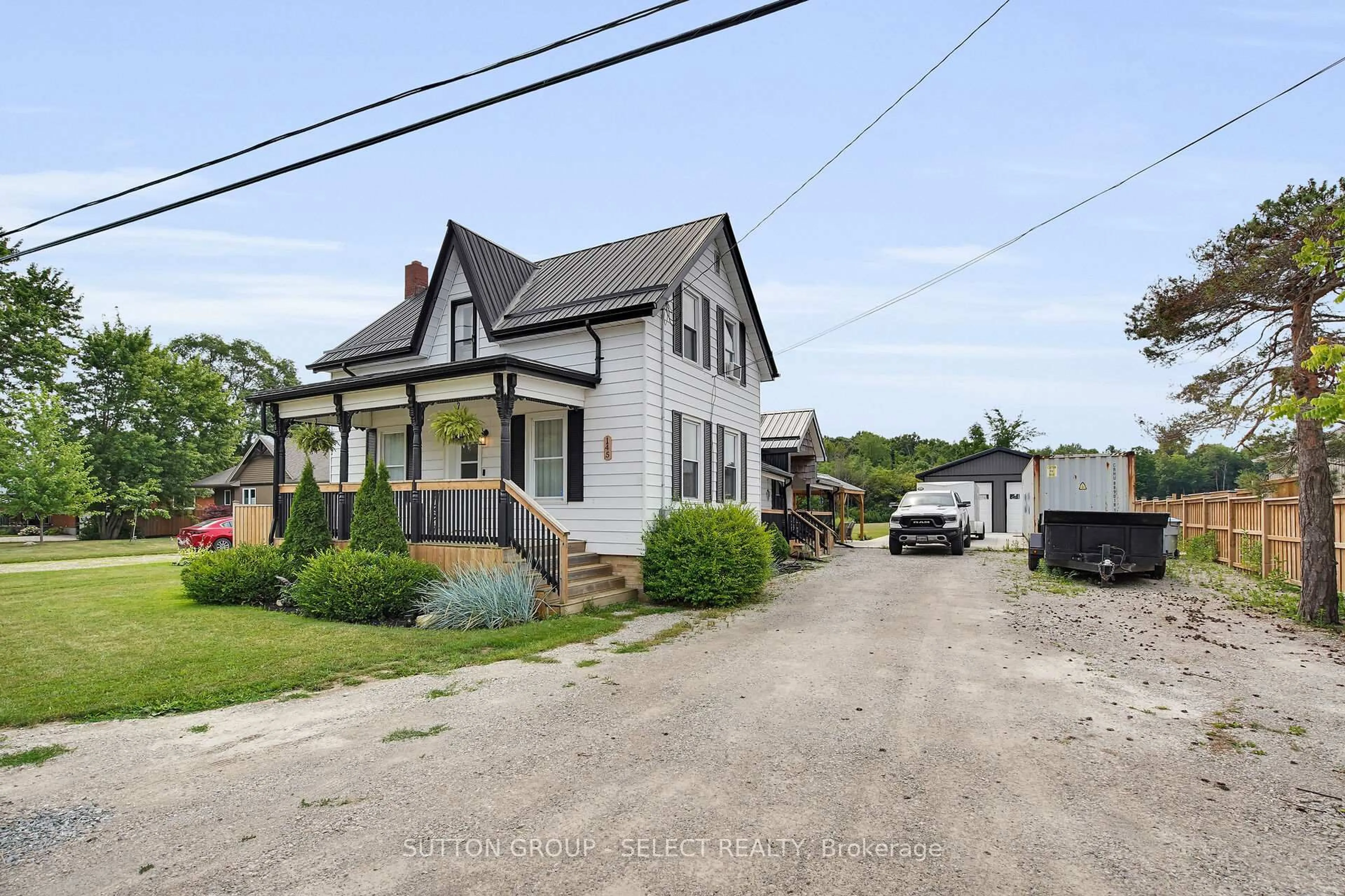 A pic from outside/outdoor area/front of a property/back of a property/a pic from drone, street for 145 Victoria Ave, South Huron Ontario N0M 1M0