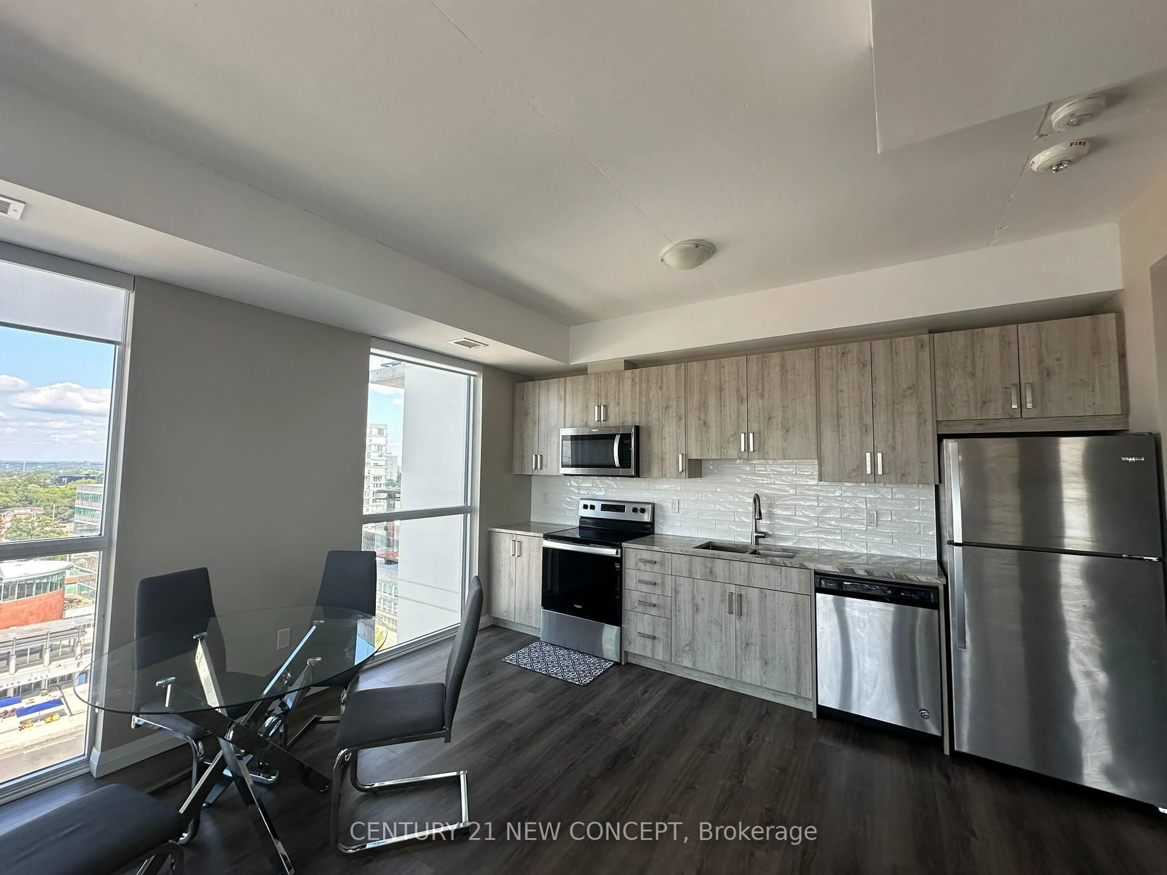 Open concept kitchen, unknown for 60 Charles St #1510, Kitchener Ontario N2G 0C9