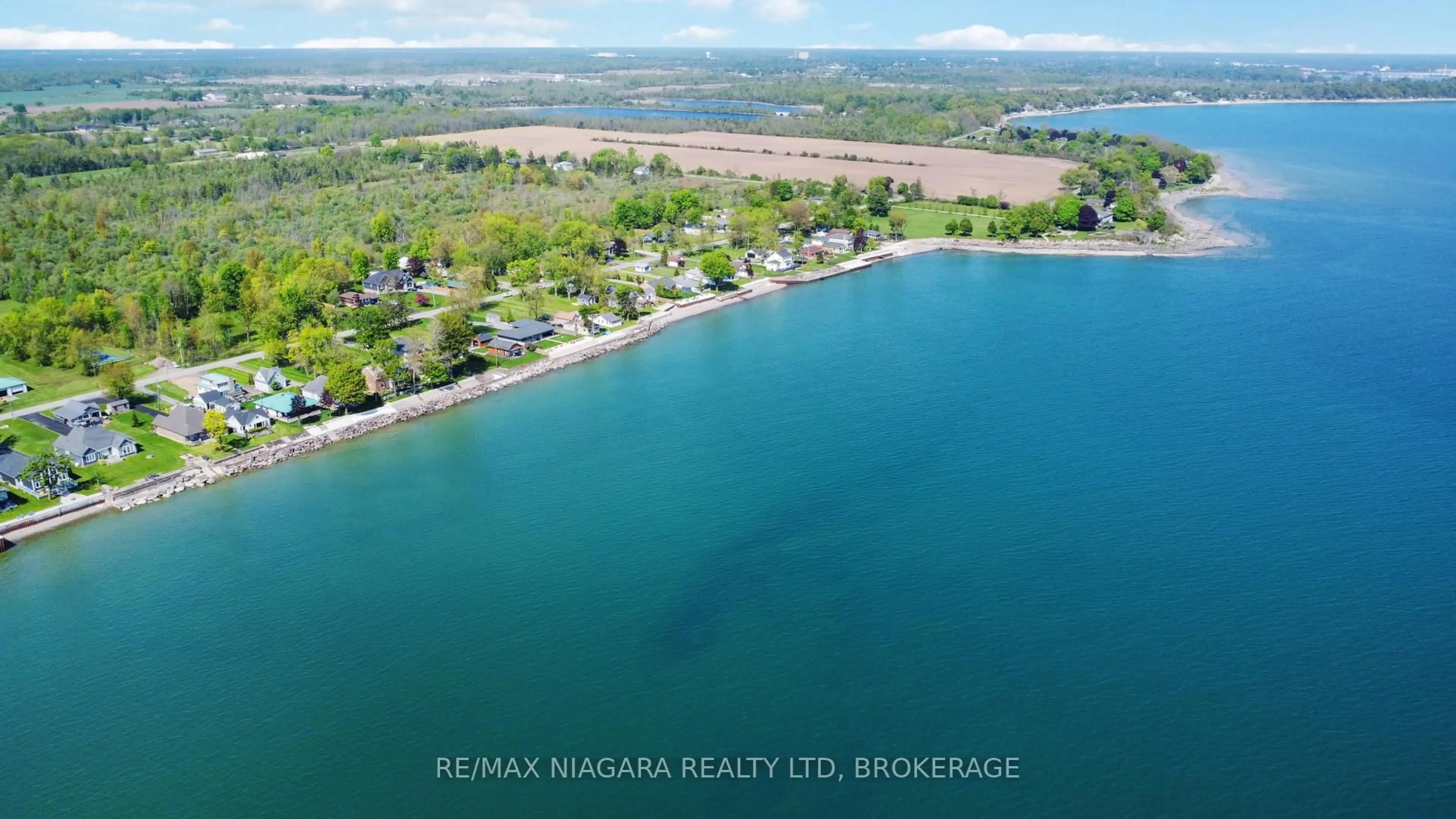A pic from outside/outdoor area/front of a property/back of a property/a pic from drone, water/lake/river/ocean view for 10953 LAKESHORE Rd, Wainfleet Ontario L3K 5V4