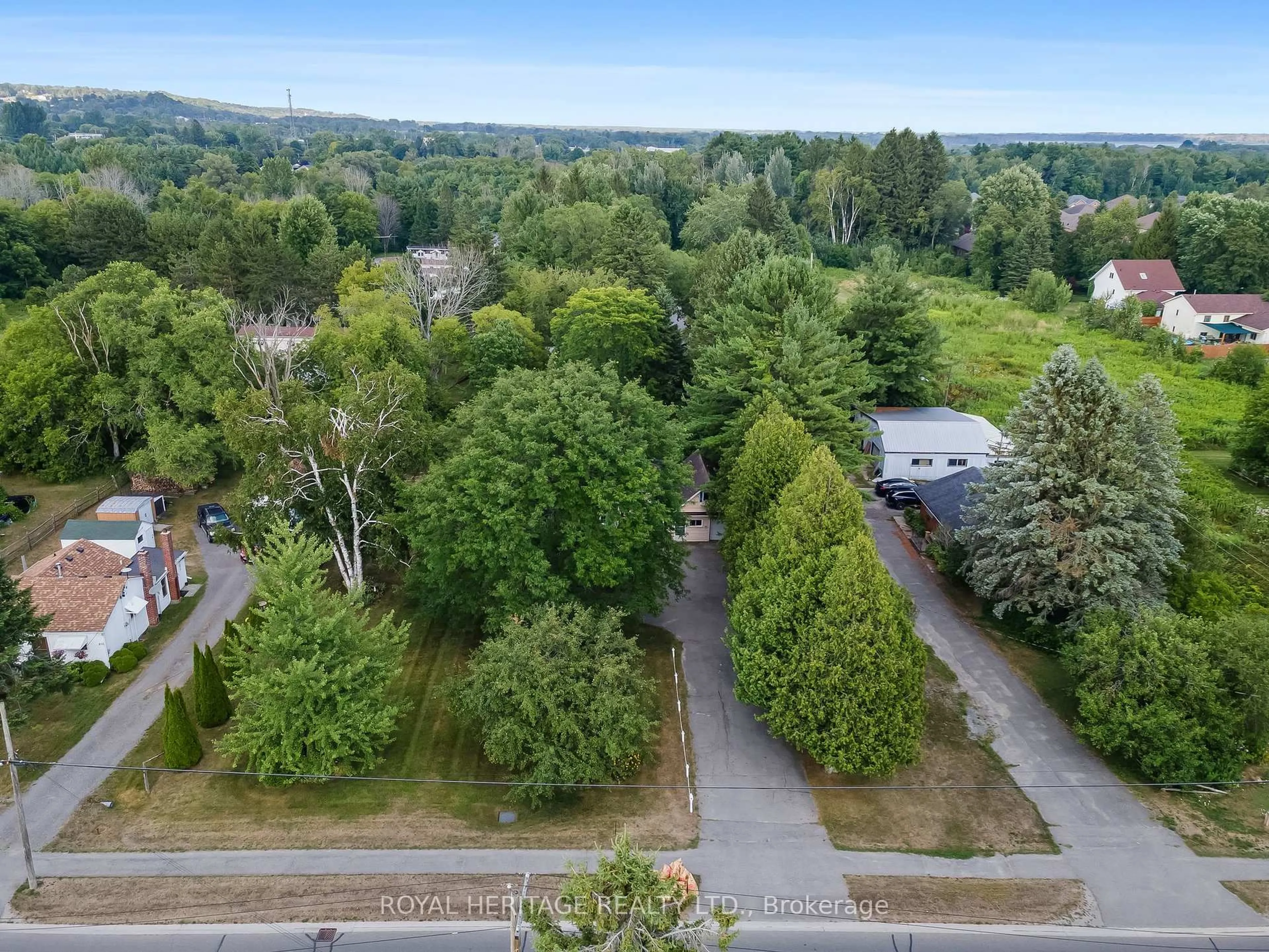 A pic from outside/outdoor area/front of a property/back of a property/a pic from drone, forest/trees view for 93 Ontario St, Brighton Ontario K0K 1H0