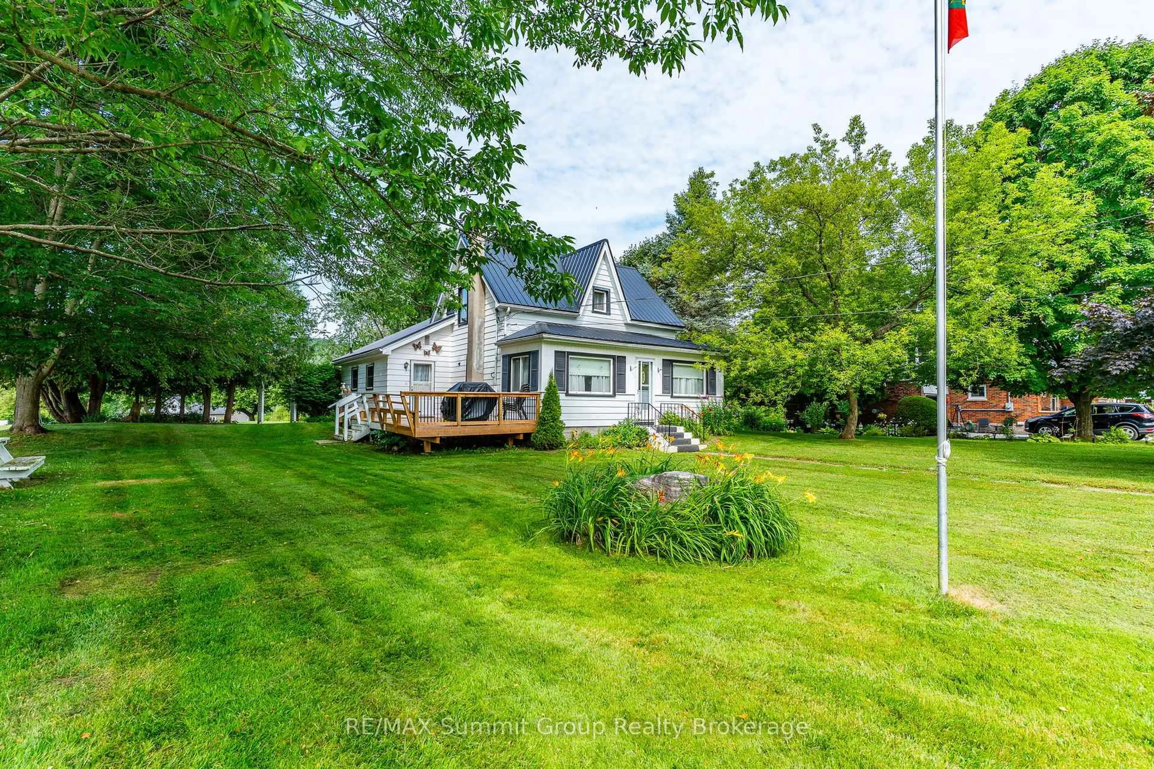 A pic from outside/outdoor area/front of a property/back of a property/a pic from drone, street for 235284 Grey Road 13, Grey Highlands Ontario N0C 1G0