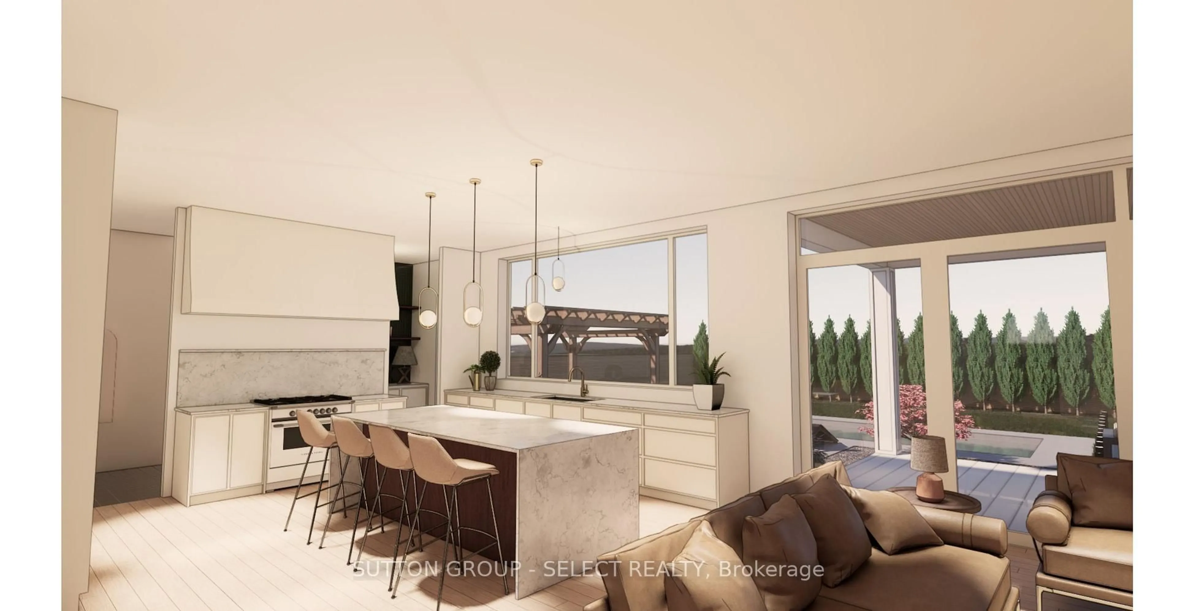 Open concept kitchen, ceramic/tile floor for 572 Creekview Chse, London North Ontario N6G 3X8