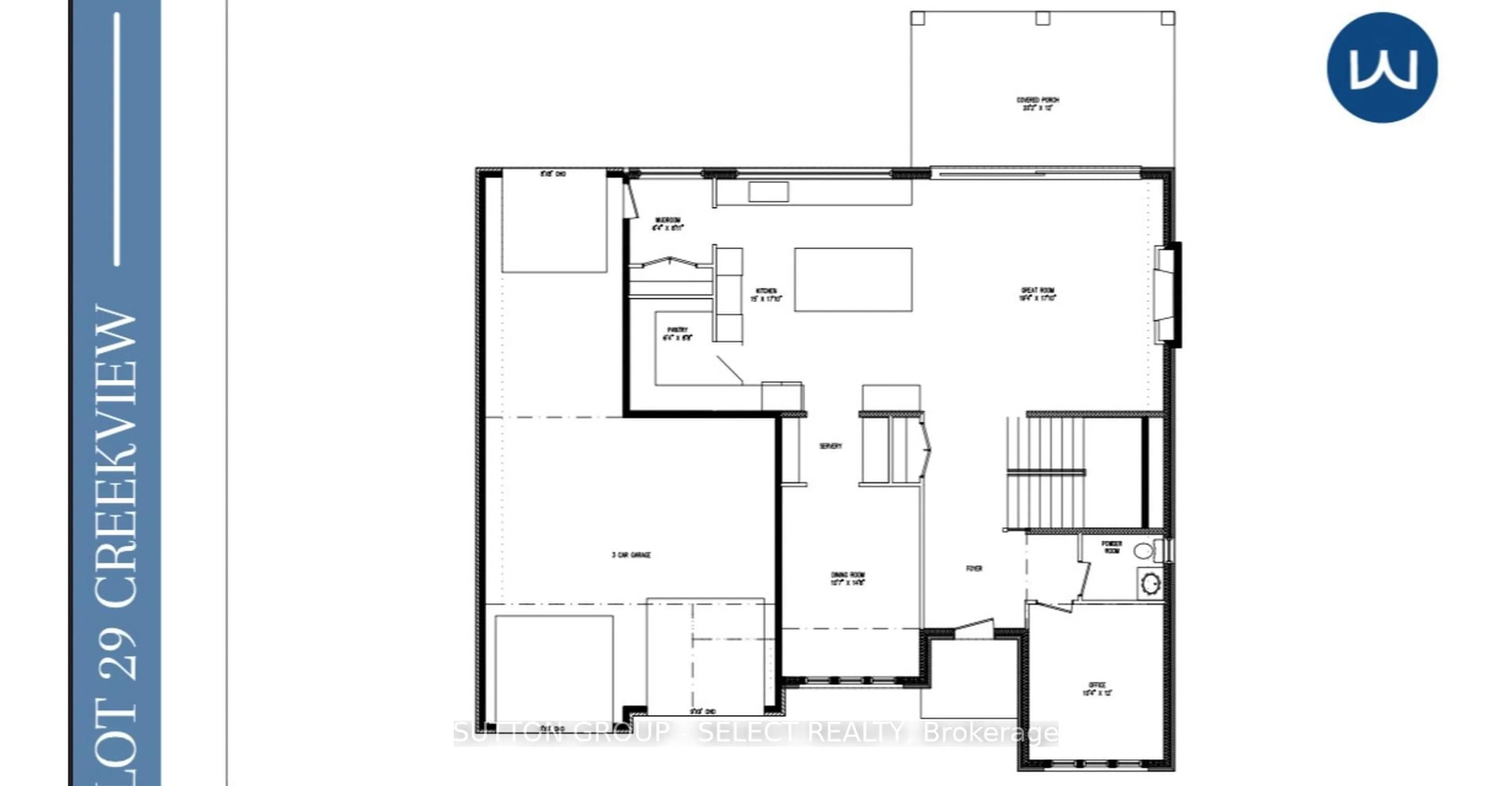 Floor plan for 572 Creekview Chse, London North Ontario N6G 3X8