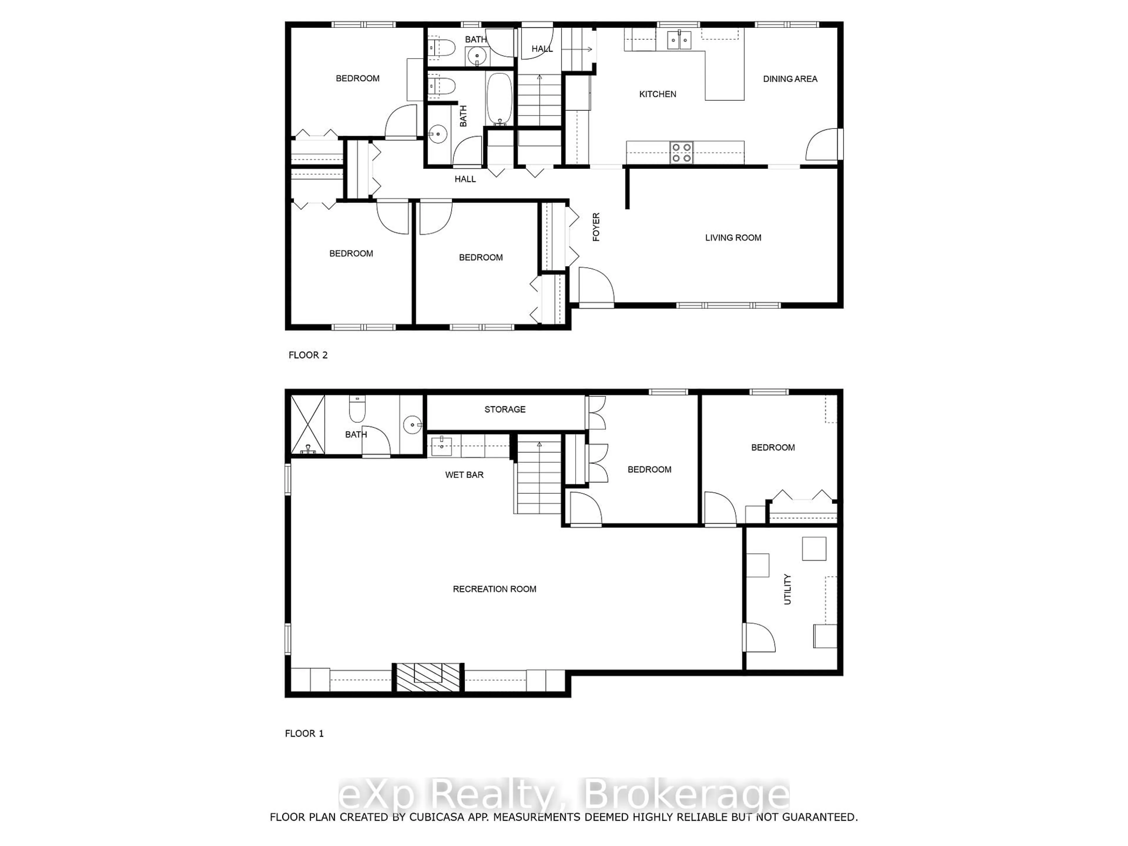 Floor plan for 1 Clark St, South Bruce Ontario N0G 2J0