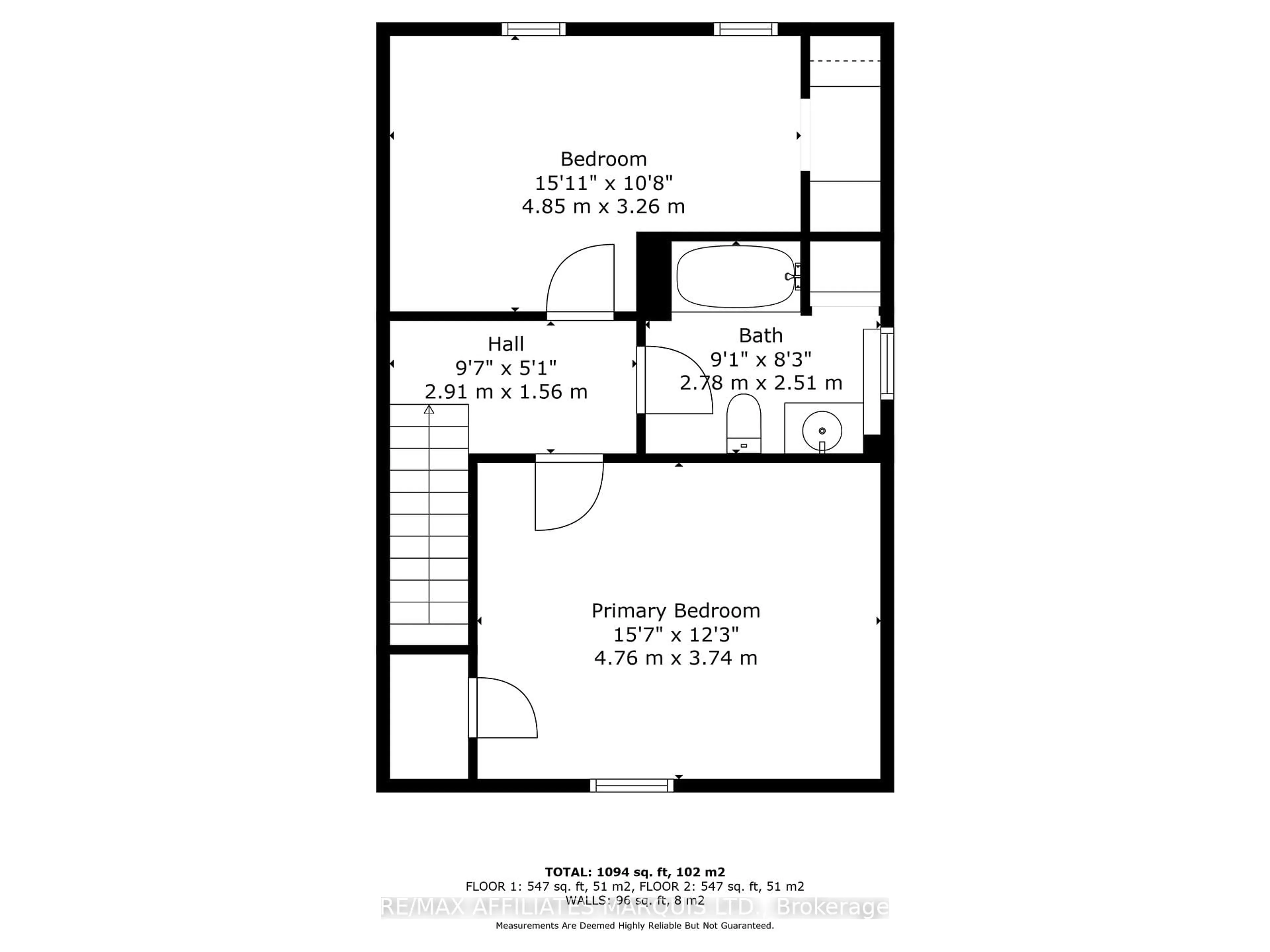 Floor plan for 734 Marlborough St, Cornwall Ontario K6H 4B3
