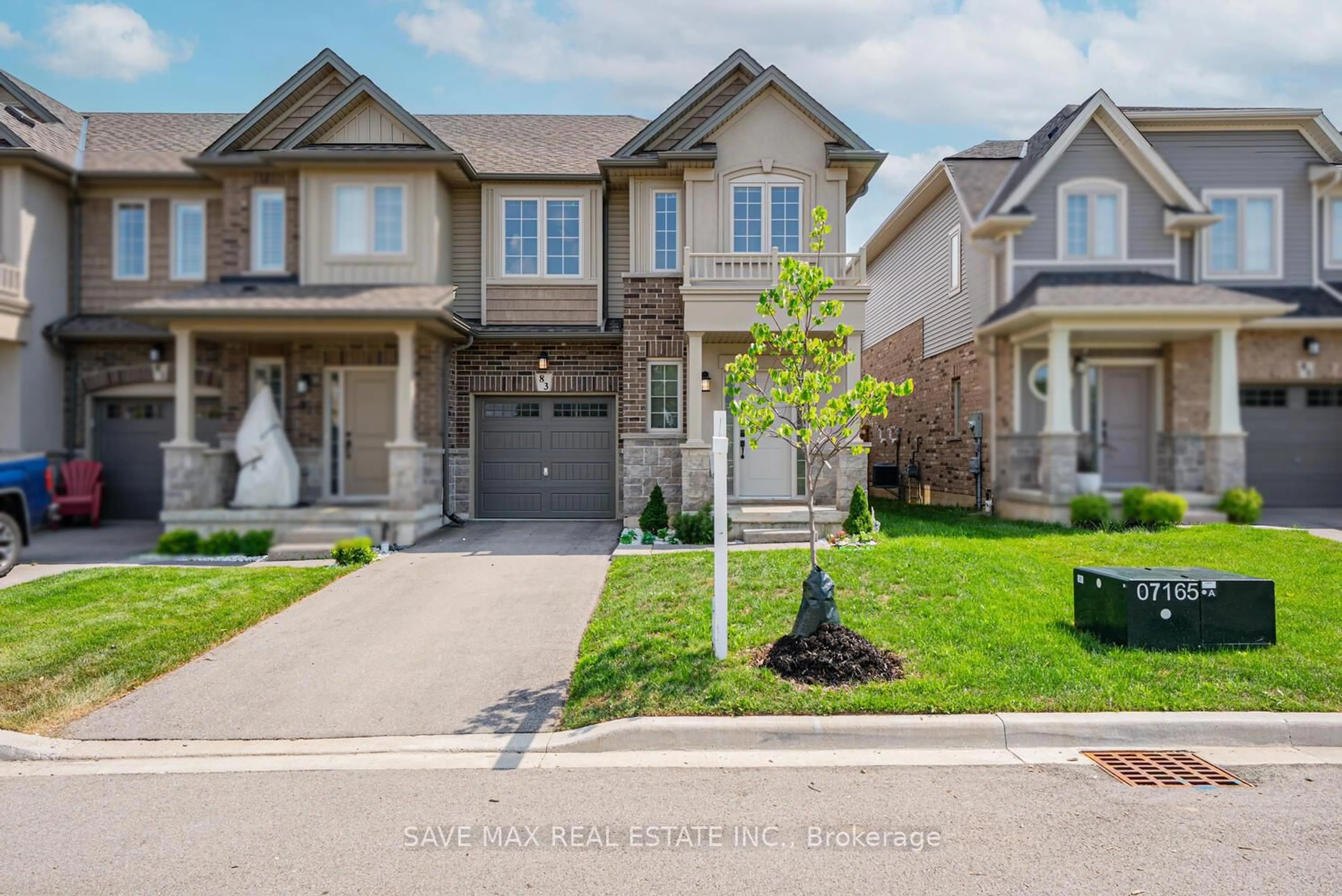 Home with brick exterior material, street for 83 Beasley Grve, Hamilton Ontario L9K 0J7
