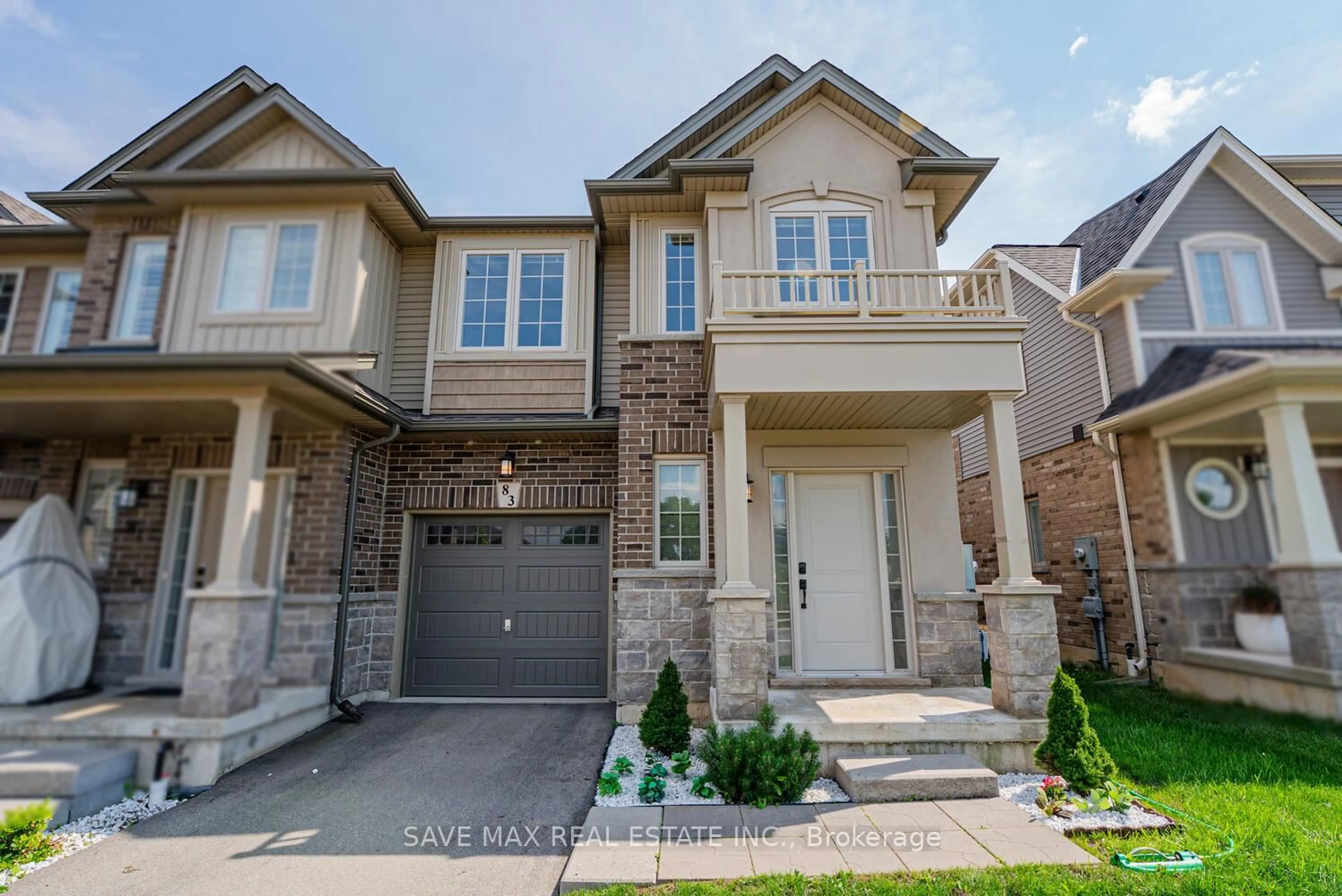 Home with brick exterior material, street for 83 Beasley Grve, Hamilton Ontario L9K 0J7
