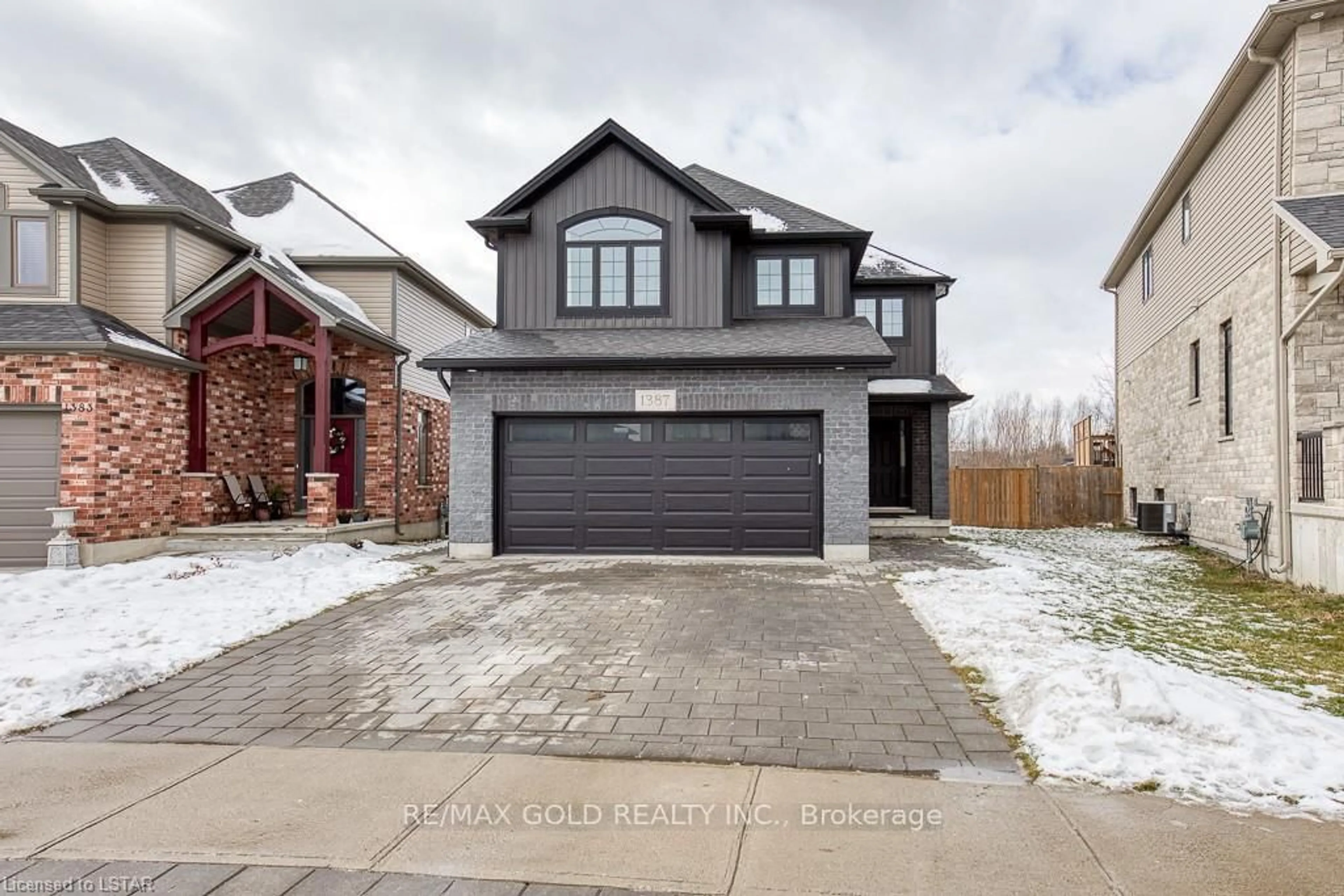 Home with brick exterior material, street for 1387 Howlett Circ, London North Ontario N5X 0K6