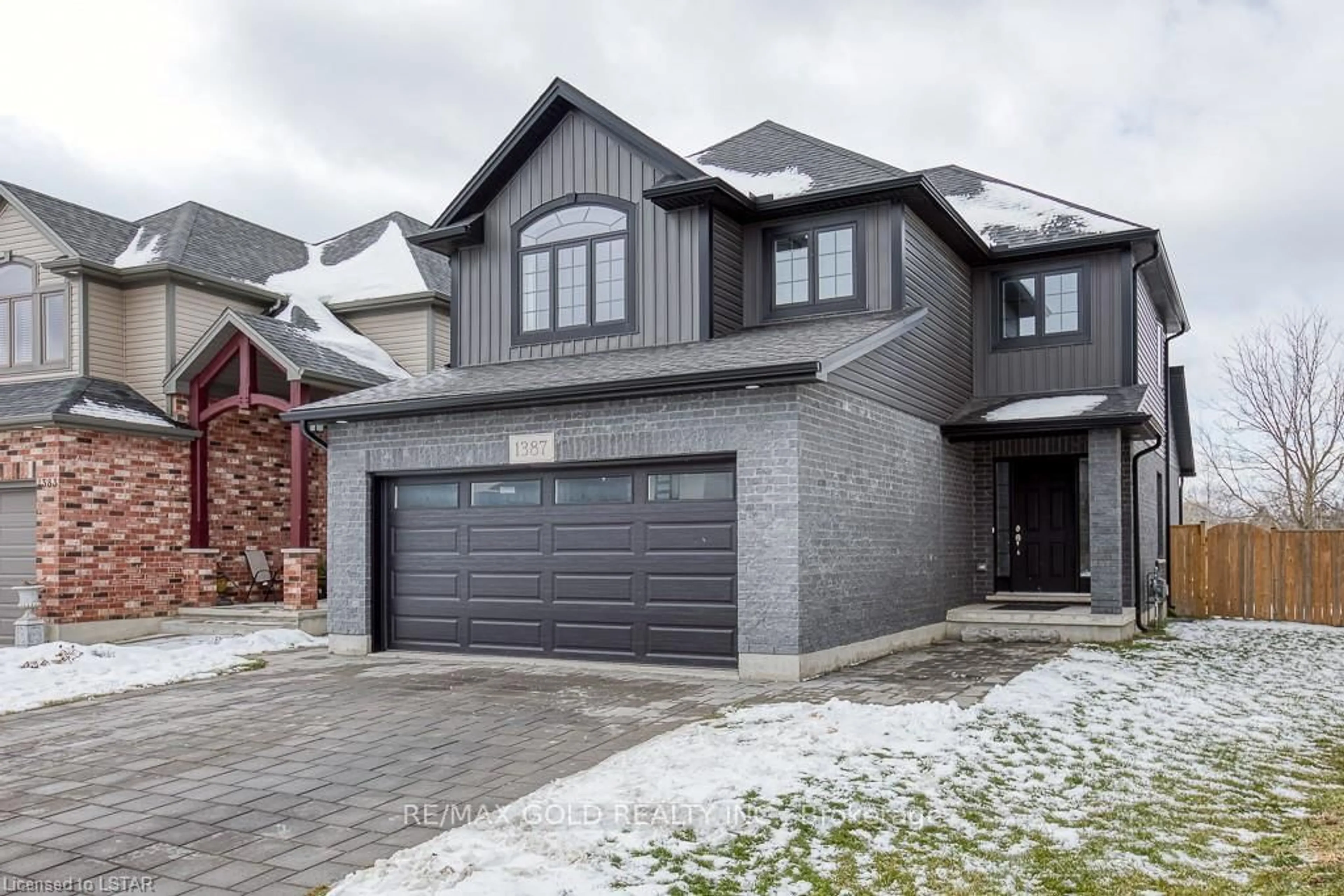 Home with brick exterior material, street for 1387 Howlett Circ, London North Ontario N5X 0K6