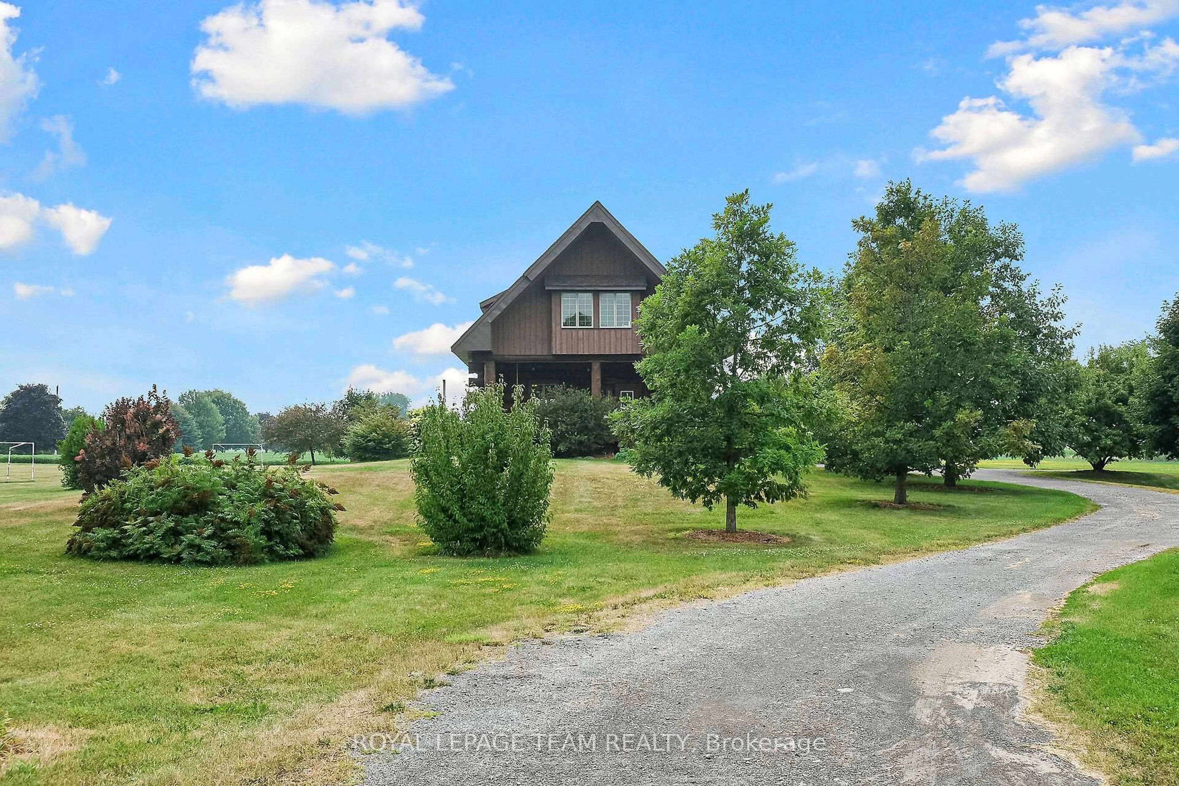 A pic from outside/outdoor area/front of a property/back of a property/a pic from drone, water/lake/river/ocean view for 5410 Rockdale Rd, Vars Ontario K0A 3H0