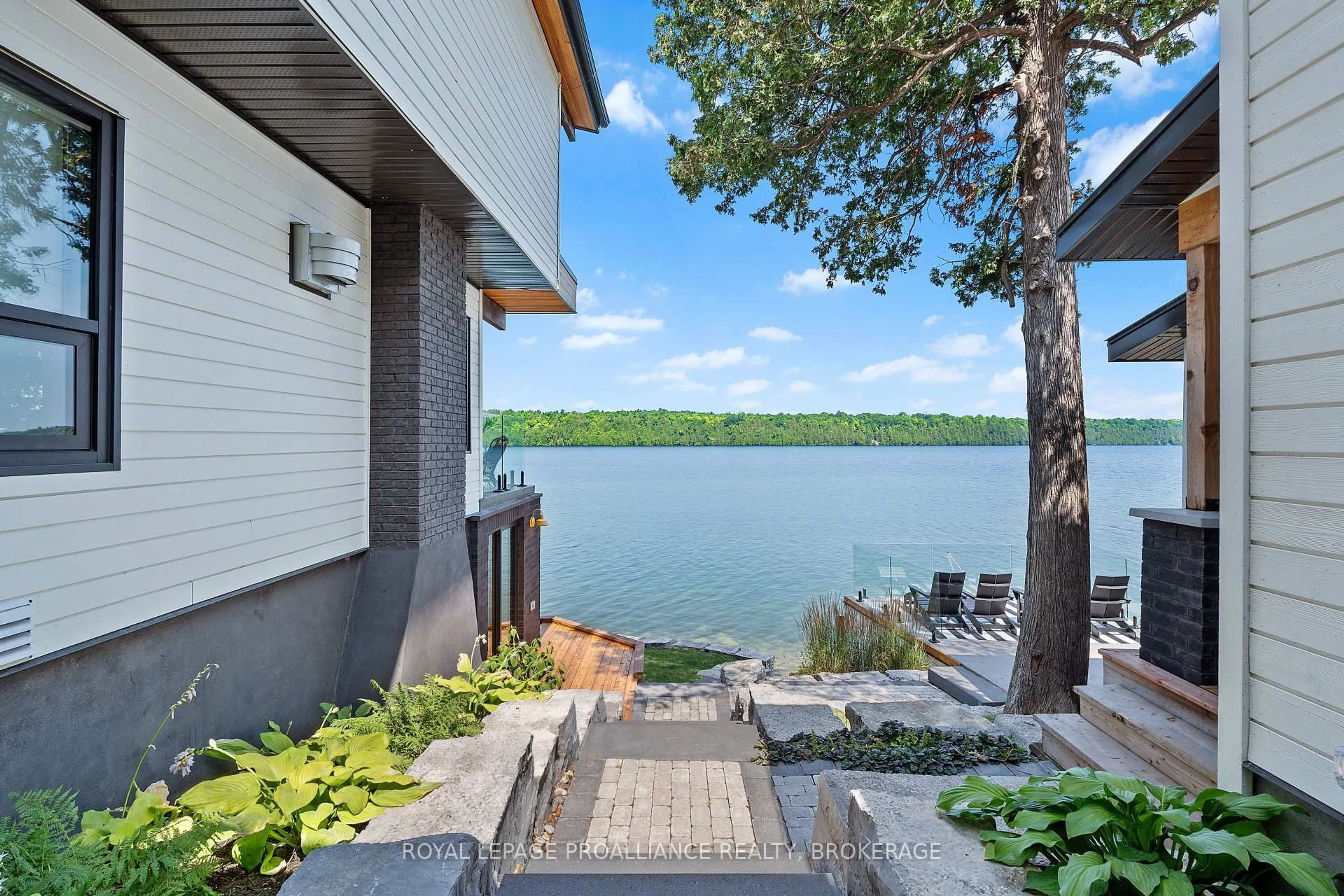 Patio, water/lake/river/ocean view for 1111 Heron Lane, Inverary Ontario K0H 1X0
