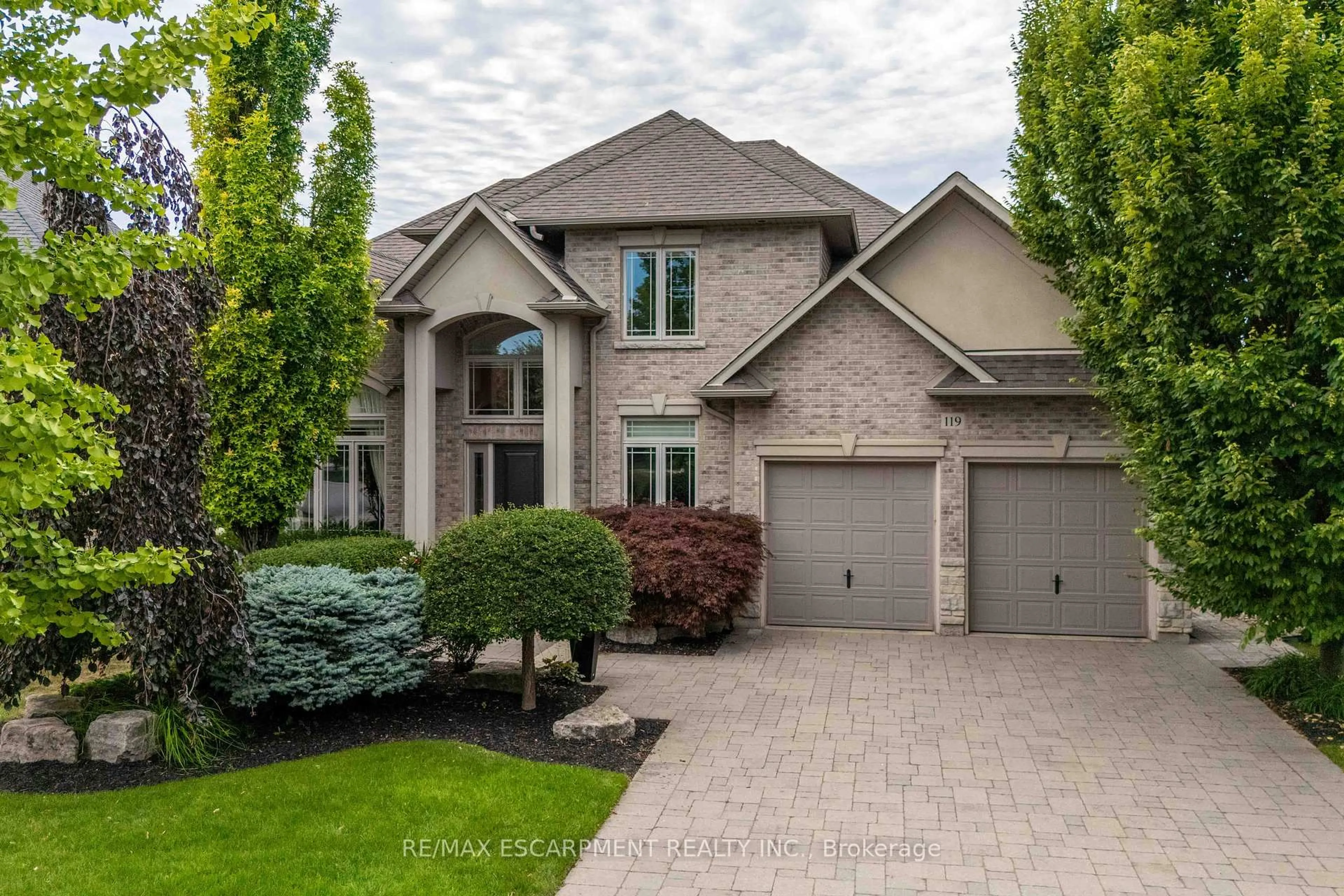 Home with brick exterior material, street for 119 Tollgate Dr, Hamilton Ontario L9G 5C9