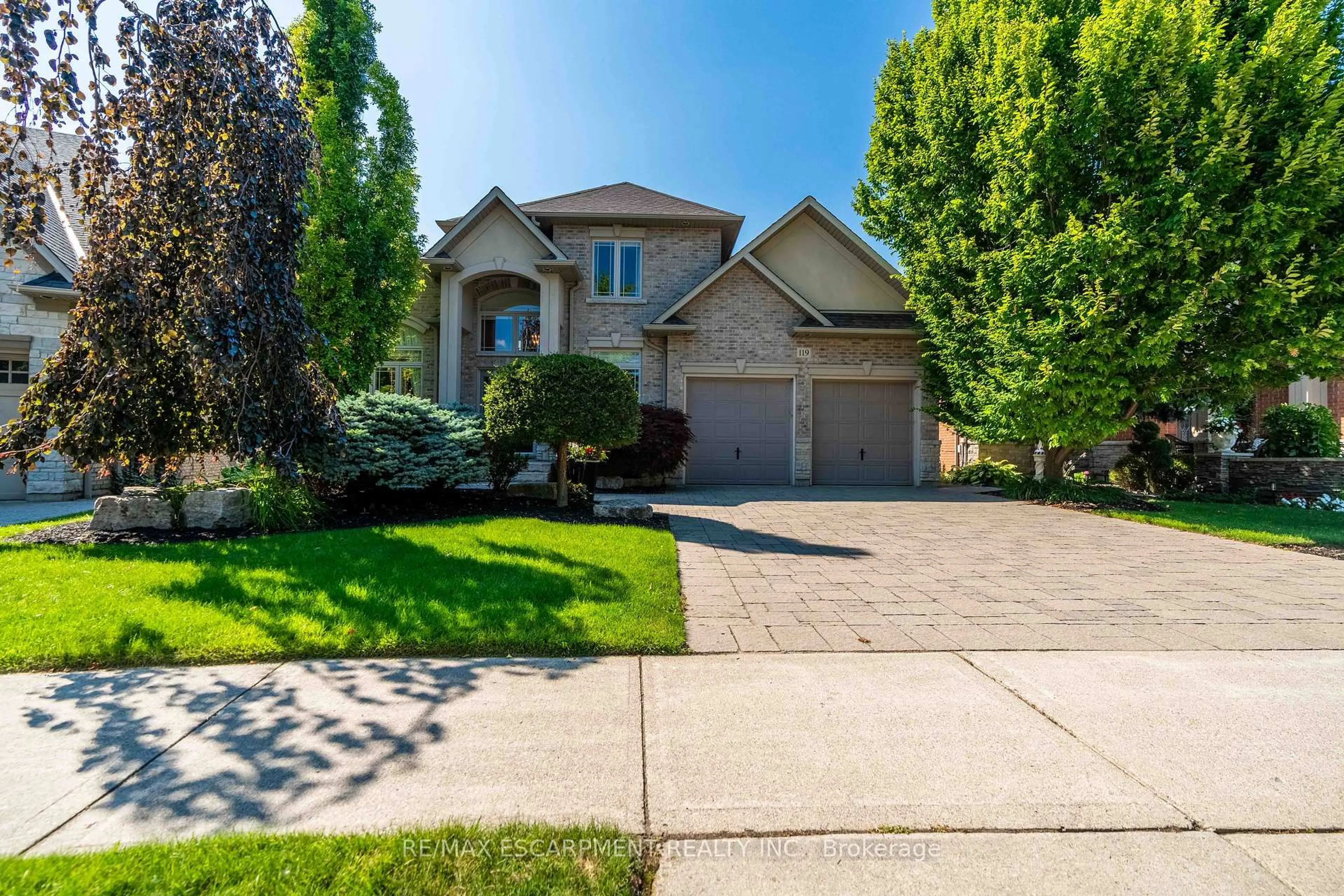 Home with brick exterior material, street for 119 Tollgate Dr, Hamilton Ontario L9G 5C9