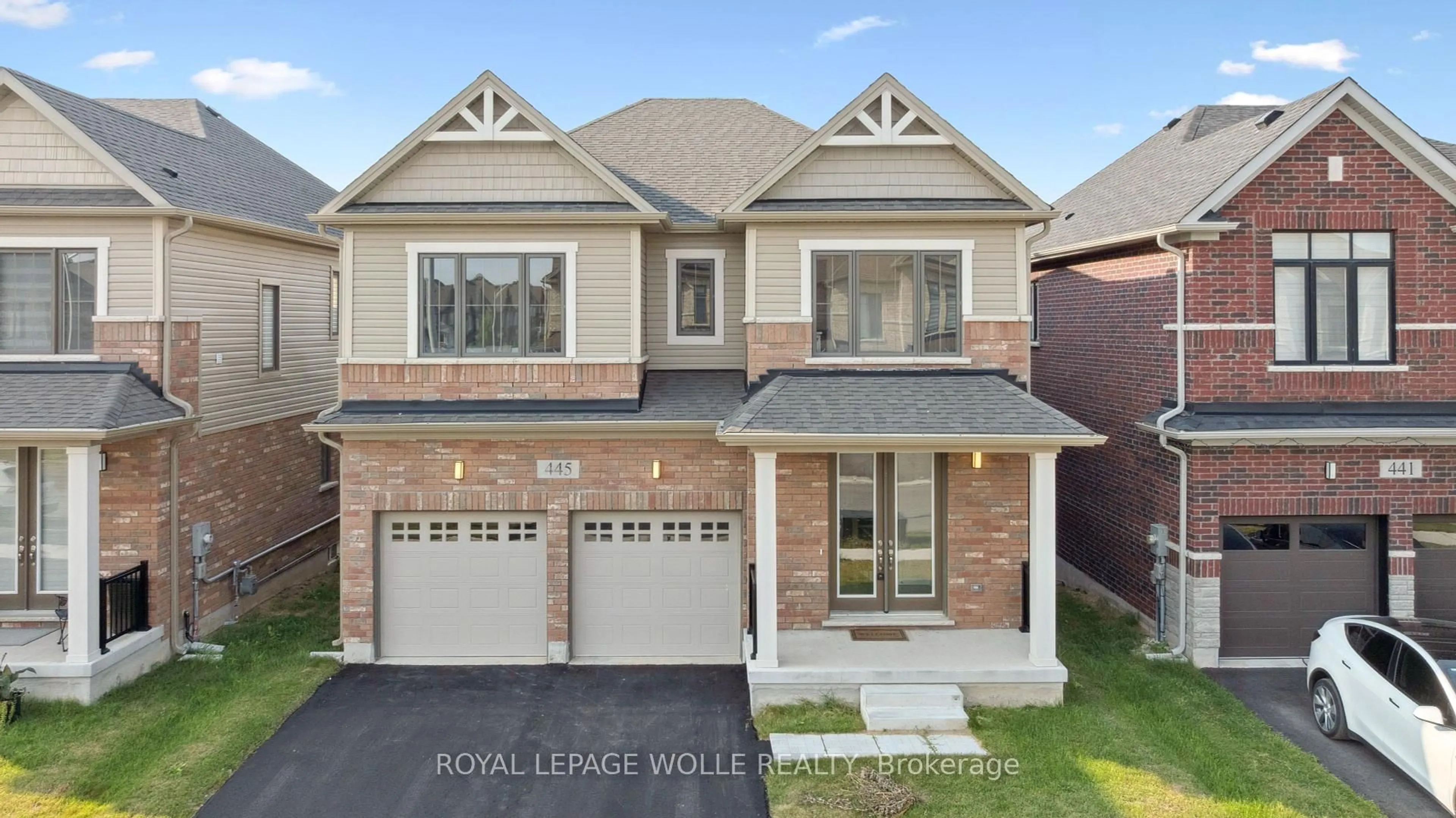 Home with brick exterior material, street for 445 Robert Woolner St, North Dumfries Ontario N0B 1E0