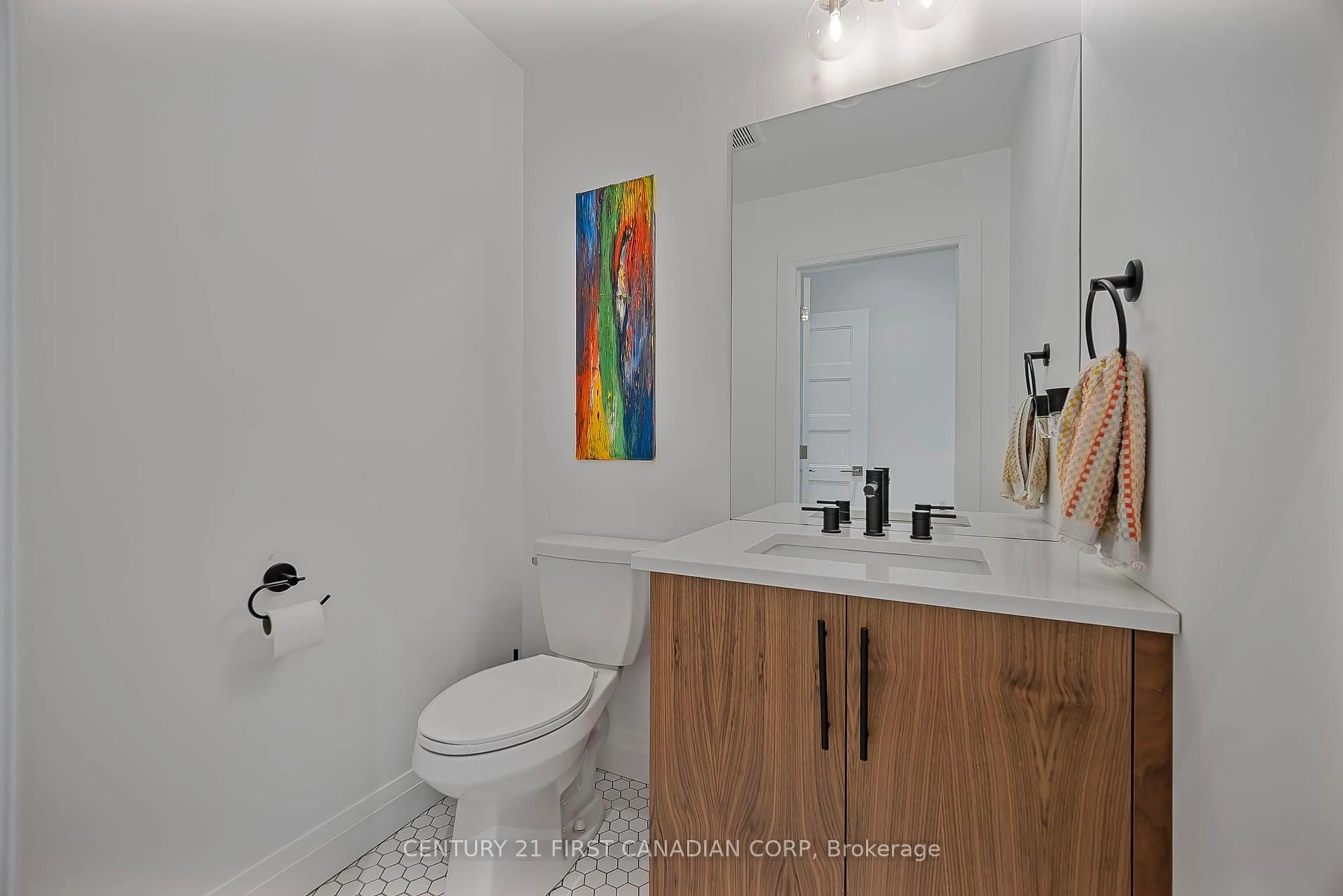 Standard bathroom, ceramic/tile floor for 12 Locky Lane, Middlesex Centre Ontario N0L 1R0