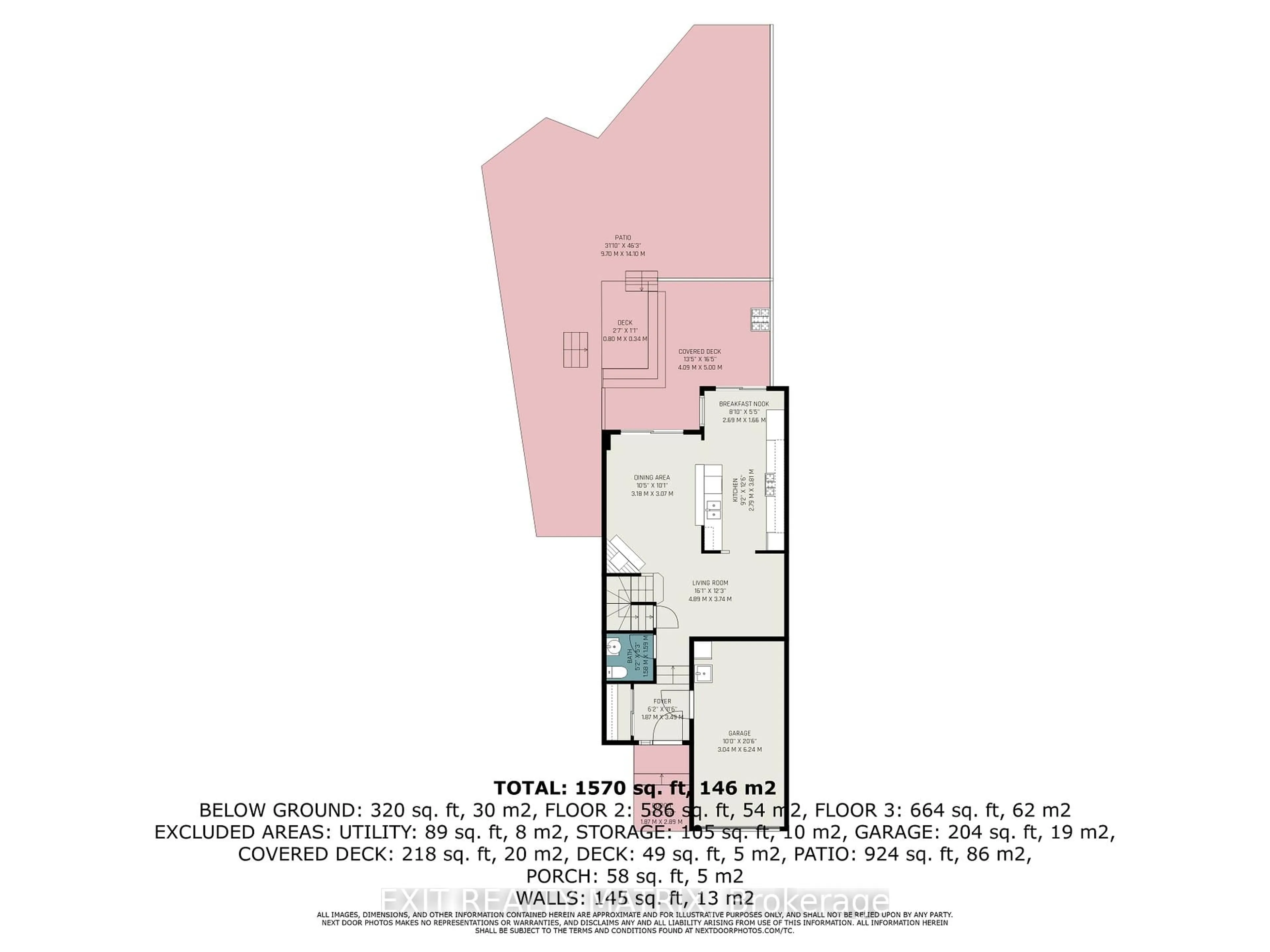 Floor plan for 40 Piper Cres, Kanata Ontario K2K 2S8