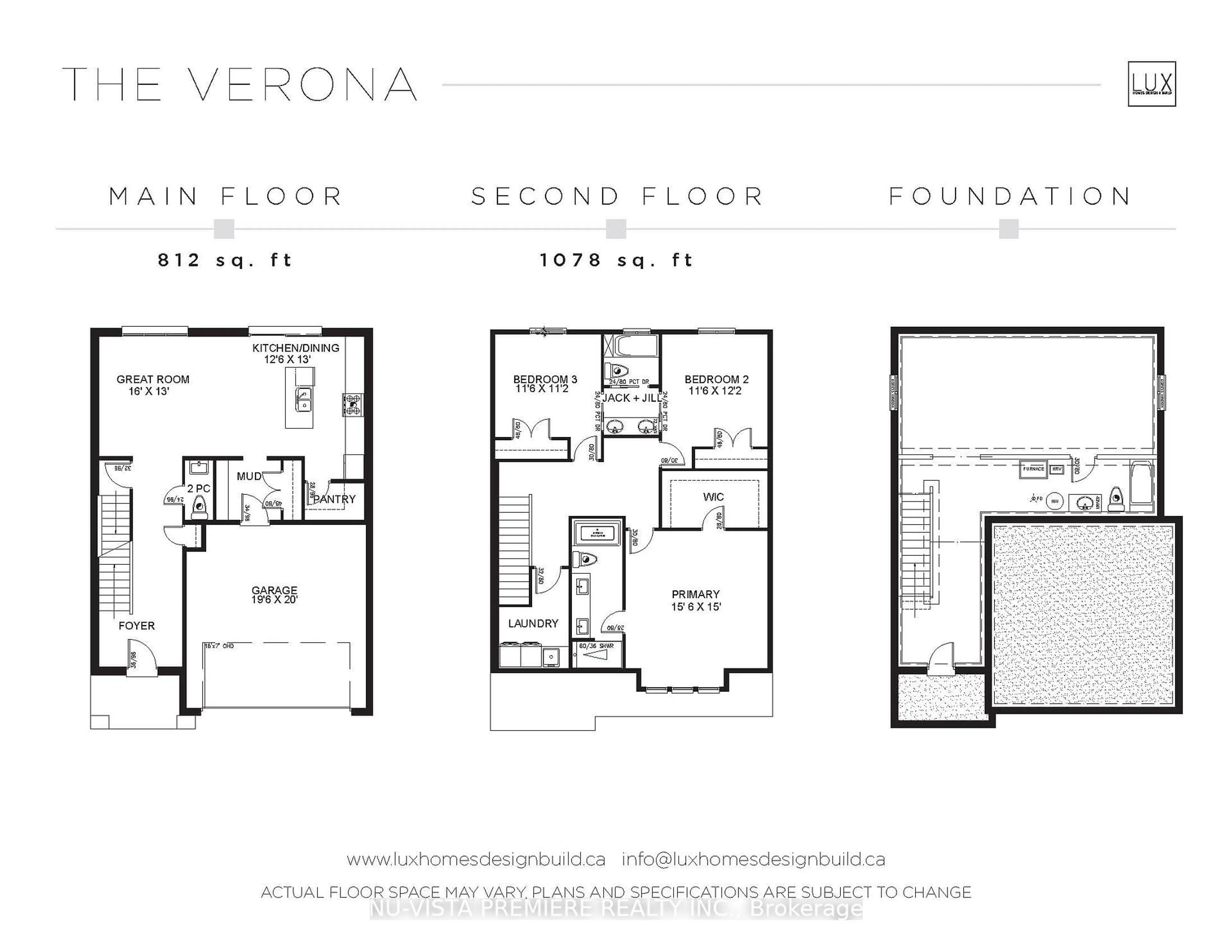 Floor plan for 4387 GREEN Bend, London South Ontario N6P 0K9