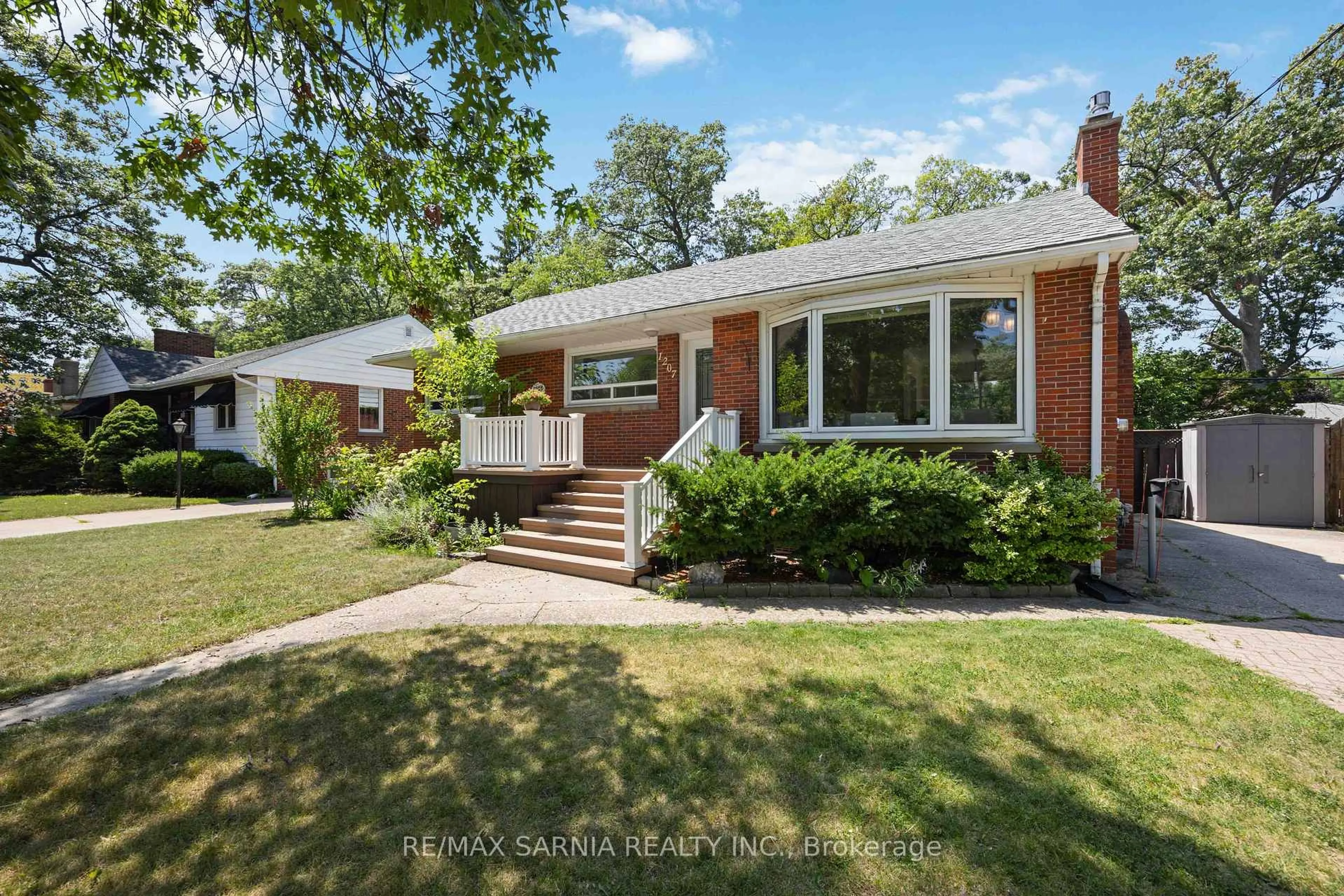 Home with brick exterior material, street for 1207 Colborne Rd, Sarnia Ontario N7V 3K9