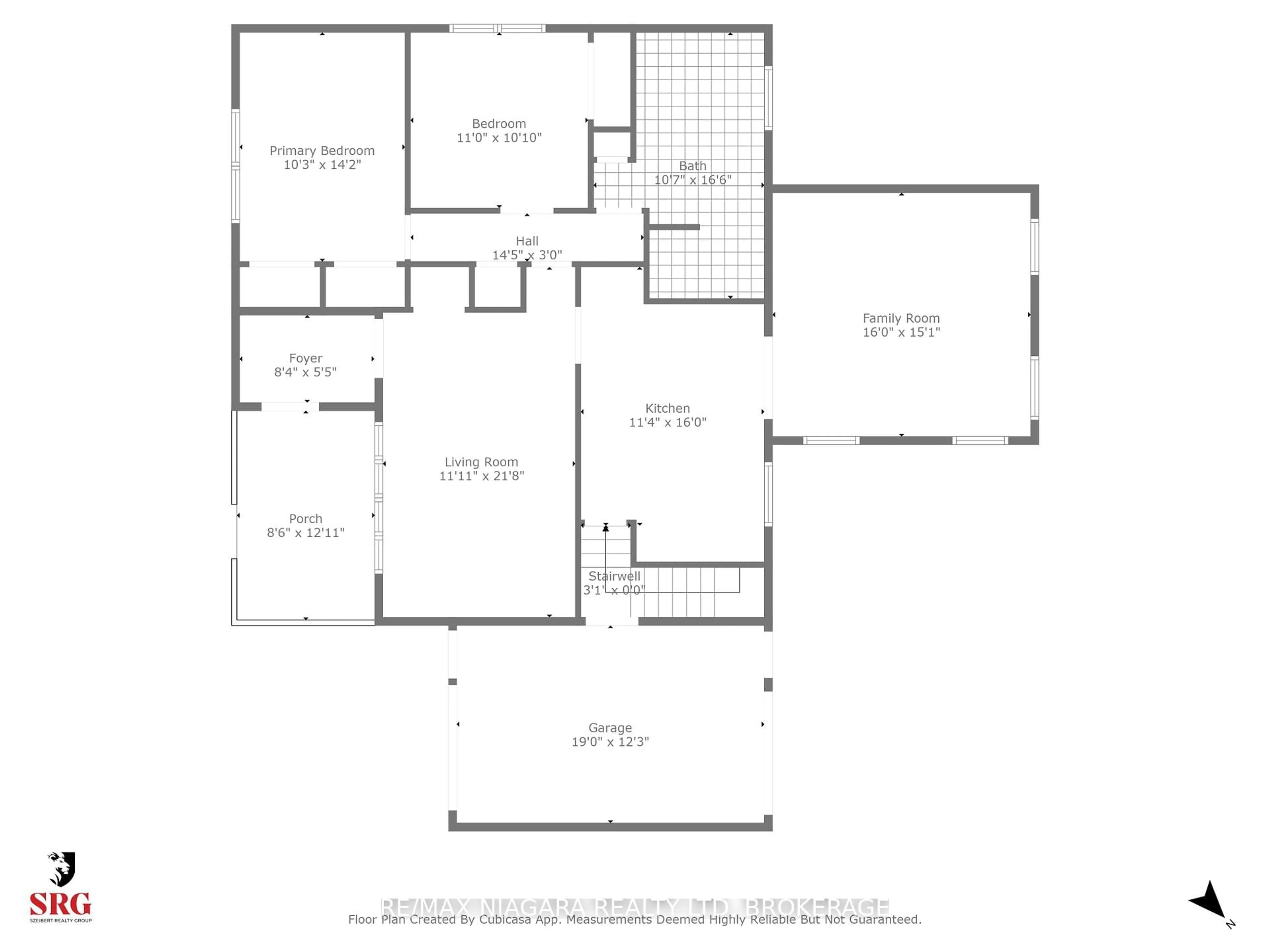 Floor plan for 4107 Campbell Ave, Niagara Falls Ontario L2G 6R3