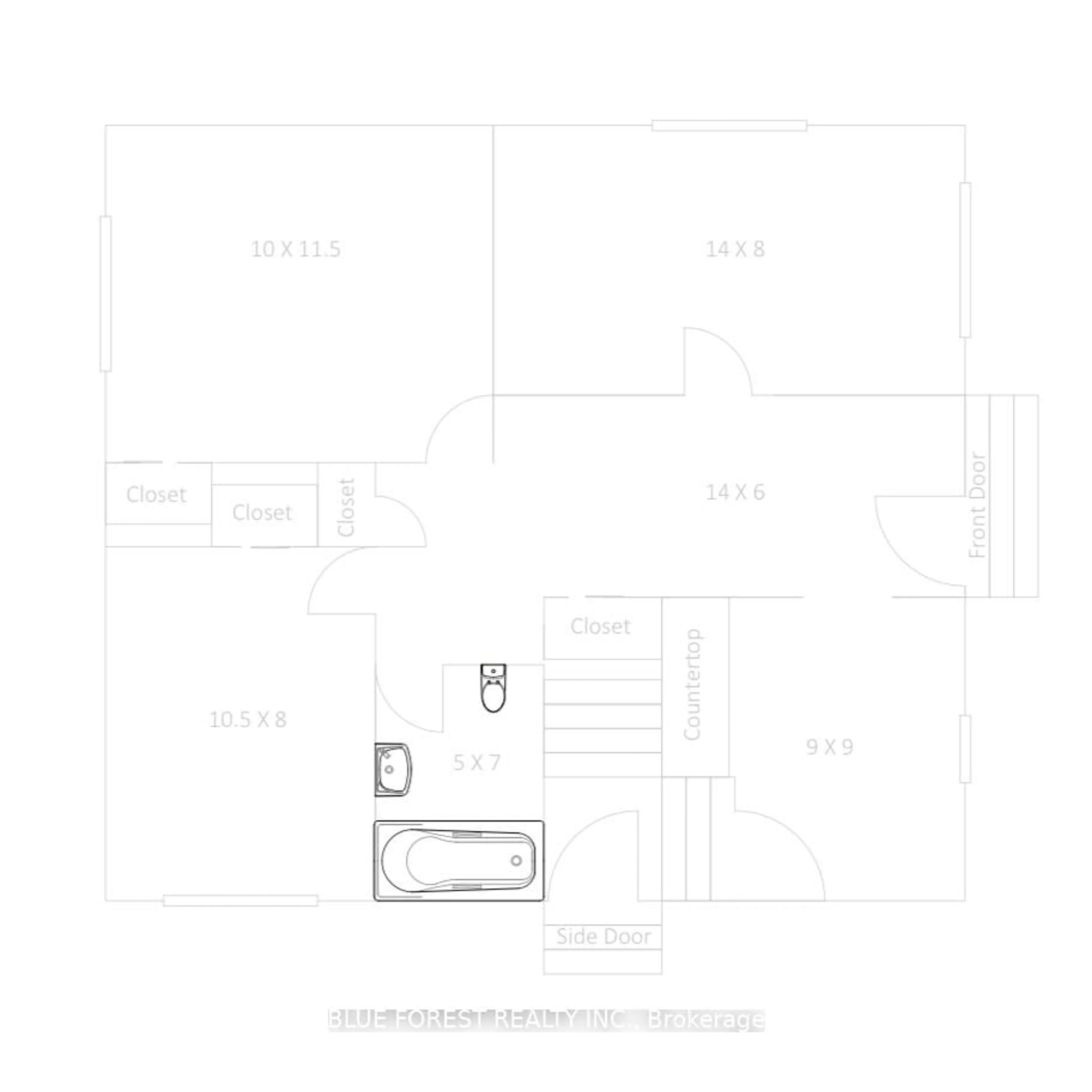 Floor plan for 235 HIGHBURY Ave, London East Ontario N5Z 2W8