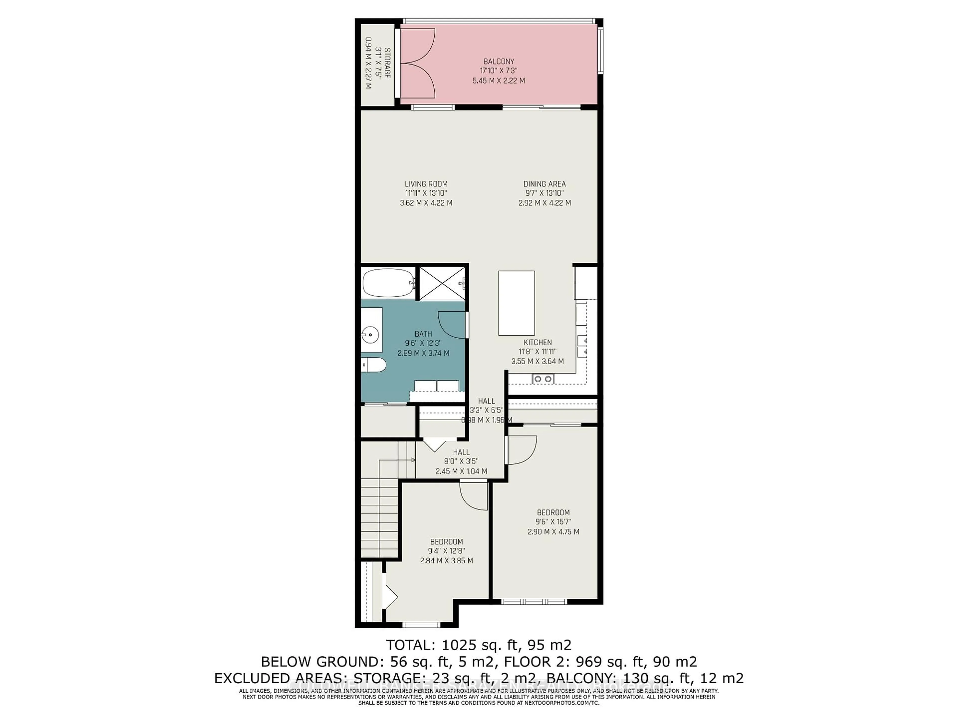 Floor plan for 91 St Moritz Tr #306, Russell Ontario K0A 1W0