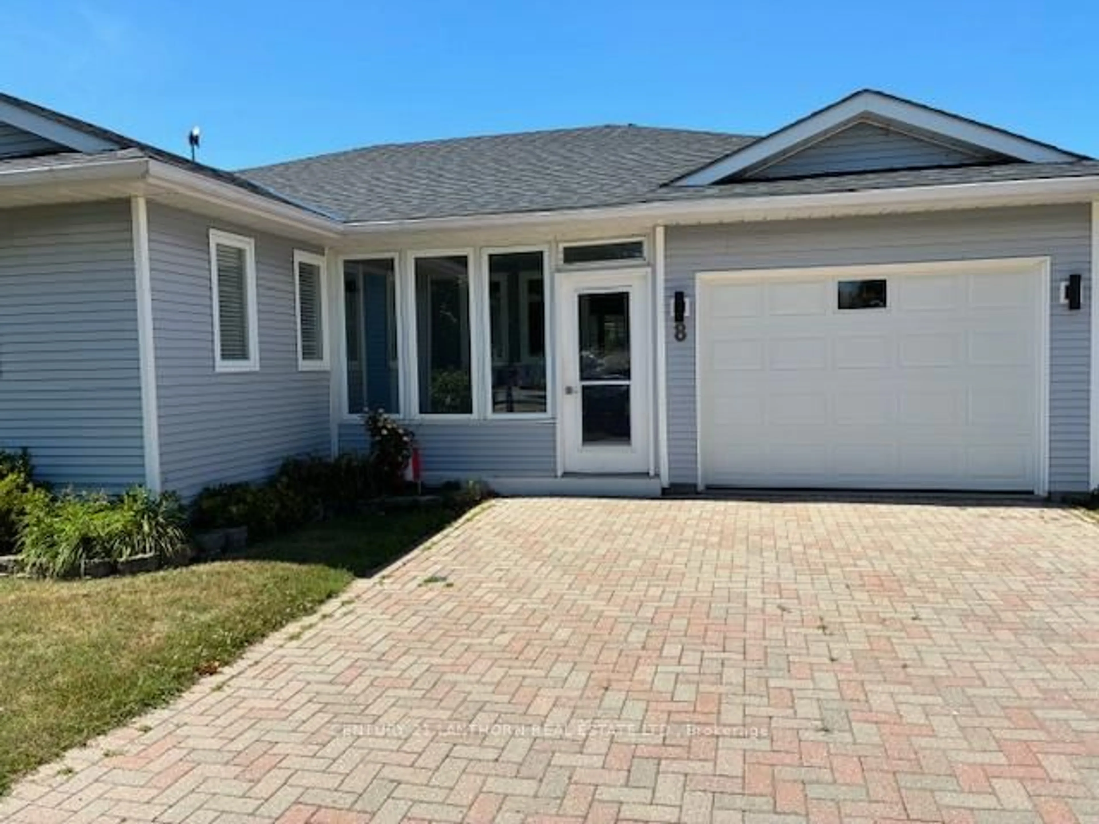 Home with vinyl exterior material, street for 8 Quaker Crt, Prince Edward County Ontario K0K 3L0