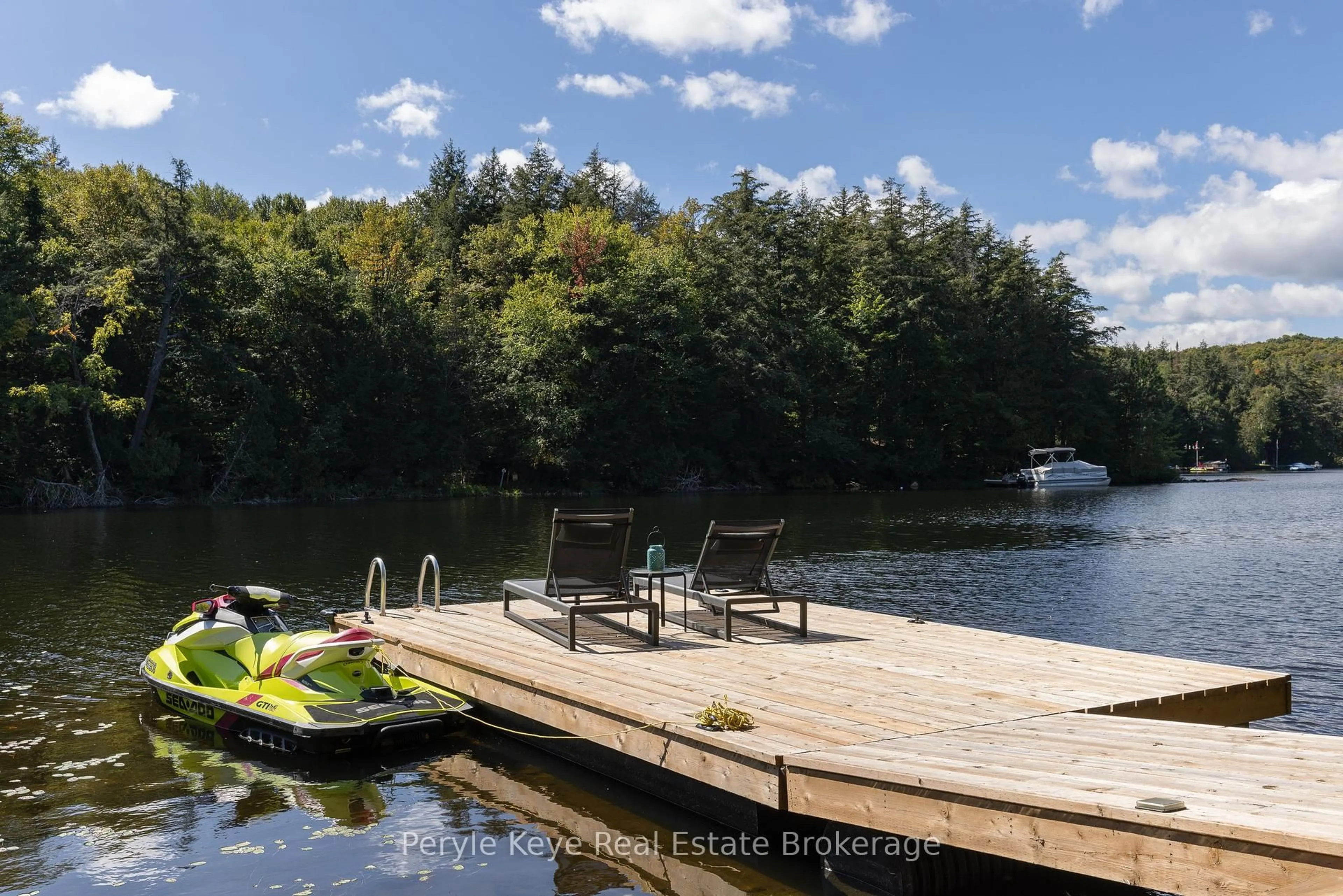 Patio, water/lake/river/ocean view for 1-1387 Oxbow Lake Rd, Lake of Bays Ontario P1H 2J6