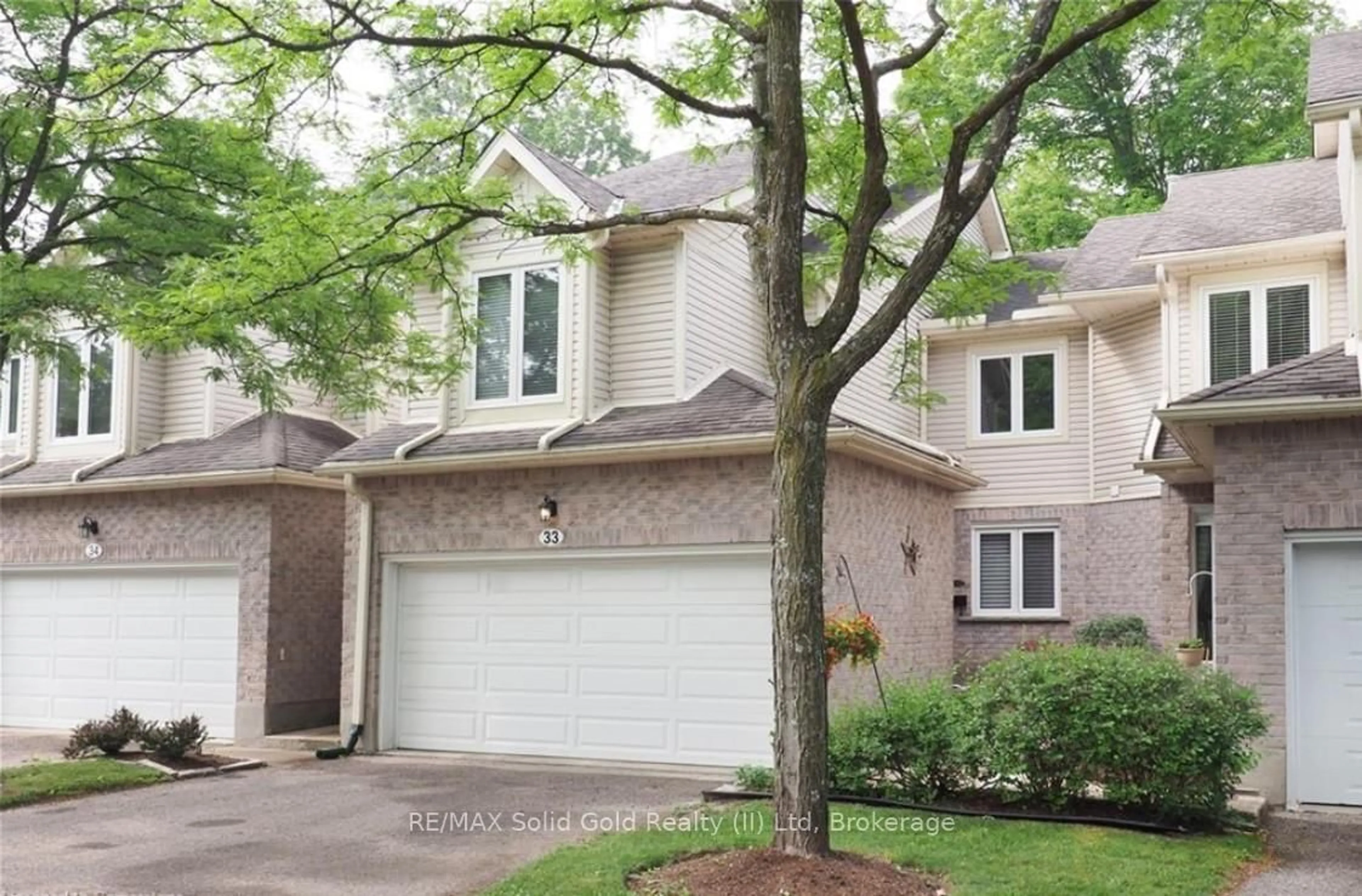 Home with brick exterior material, street for 365 Bennington Gate #33, Waterloo Ontario N2T 2L1