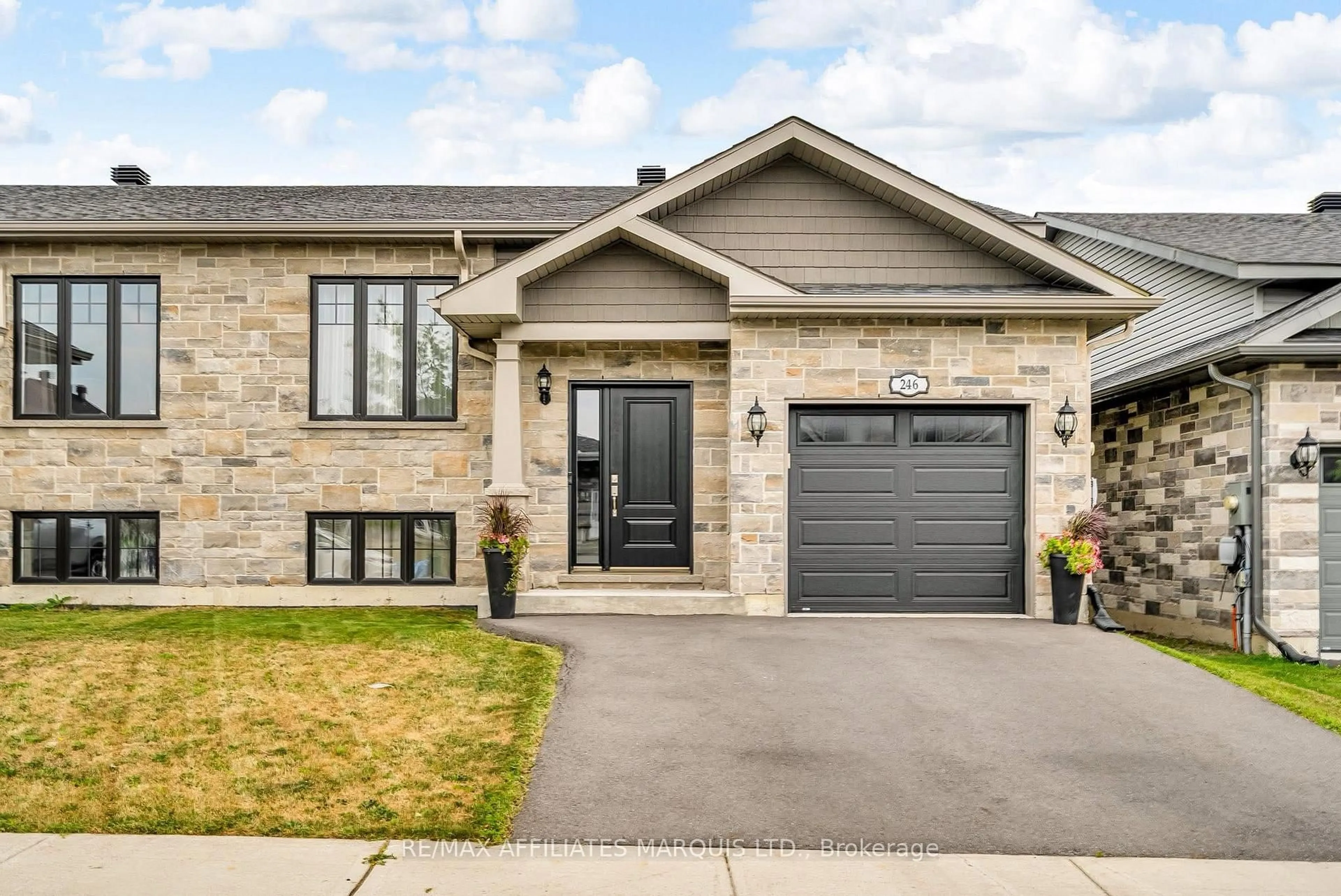 Home with brick exterior material, street for 246 Bellwood Dr, Cornwall Ontario K6H 0H2