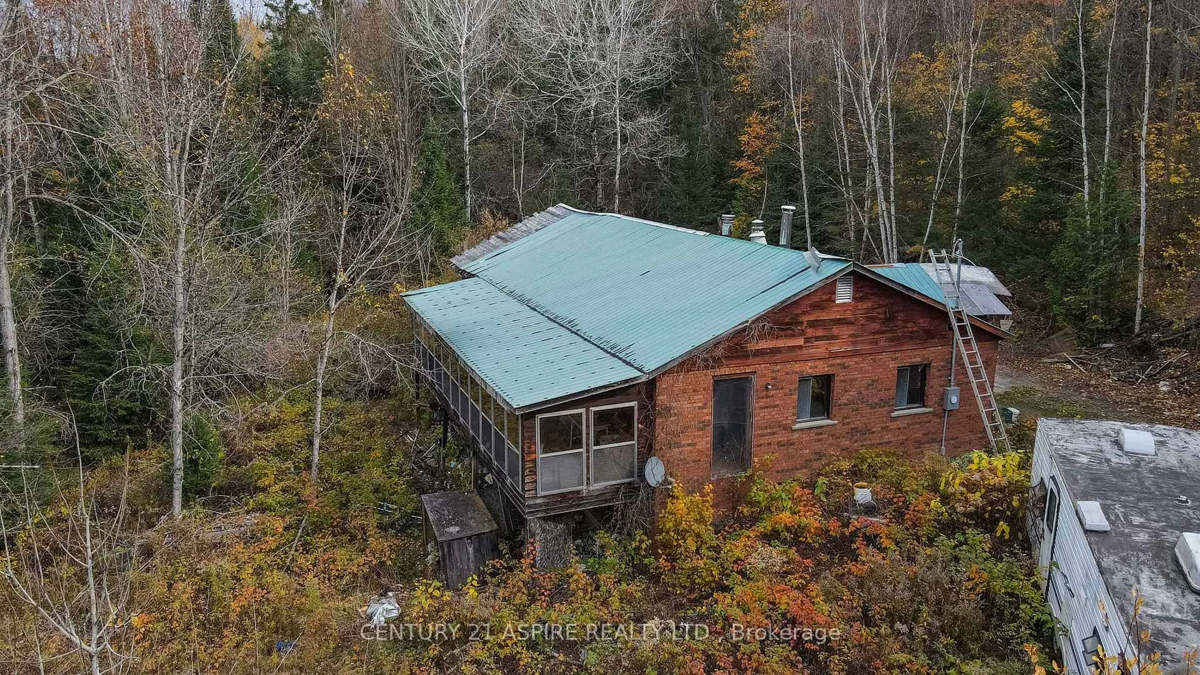 A pic from outside/outdoor area/front of a property/back of a property/a pic from drone, unknown for 129 Mullen Rd, Combermere Ontario K0J 1L0